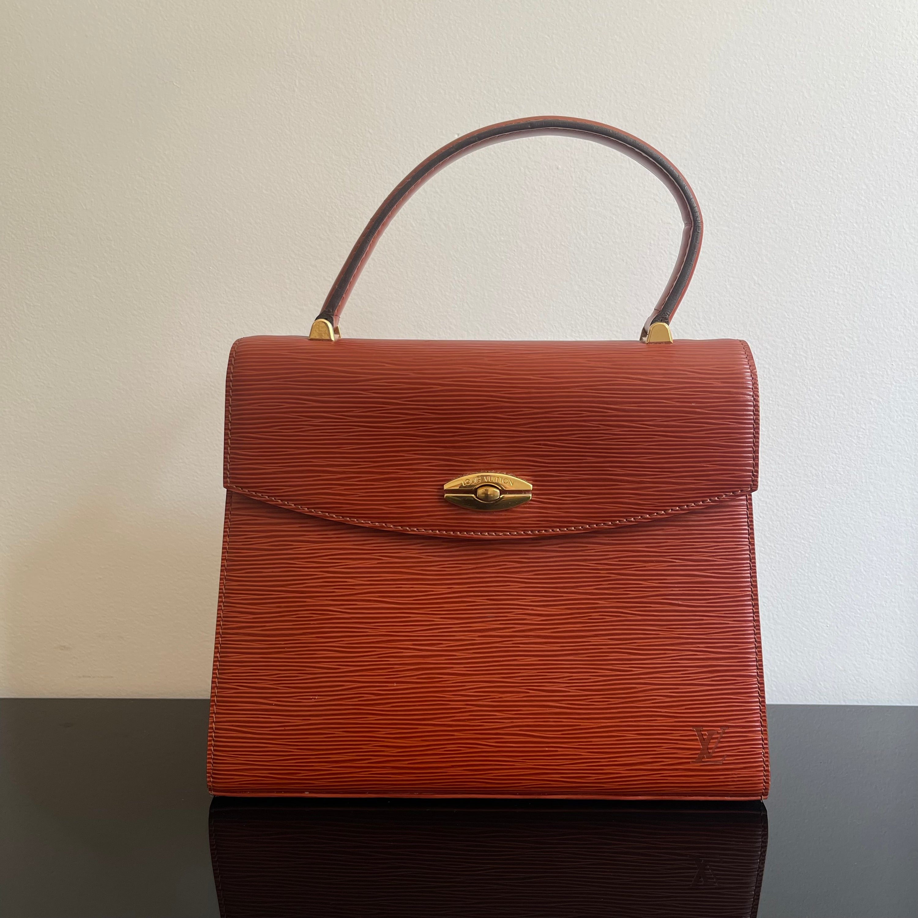 Louis Vuitton Malesherbes Epi Leather HandBag