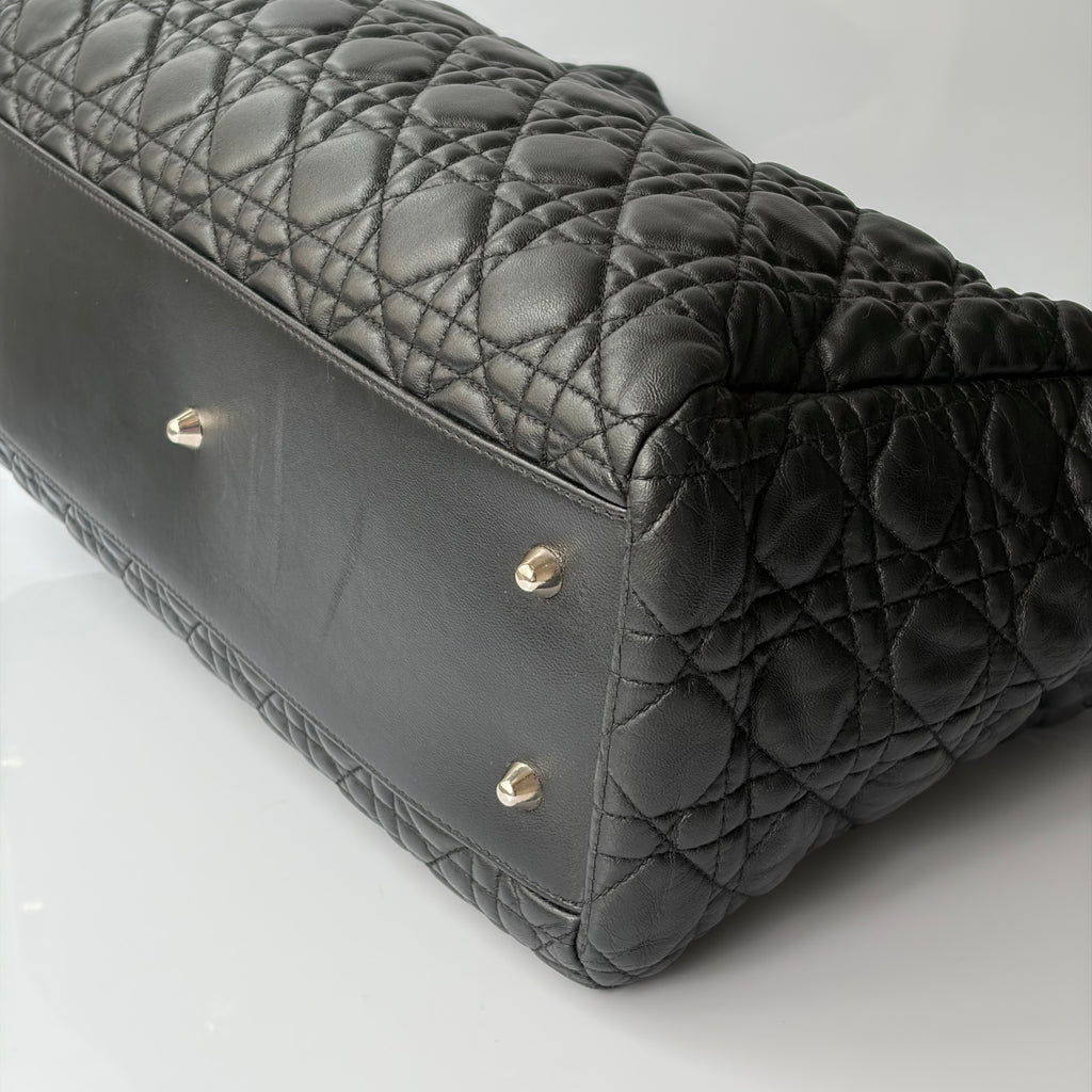 Christian Dior Soft Shopping Tote Cannage