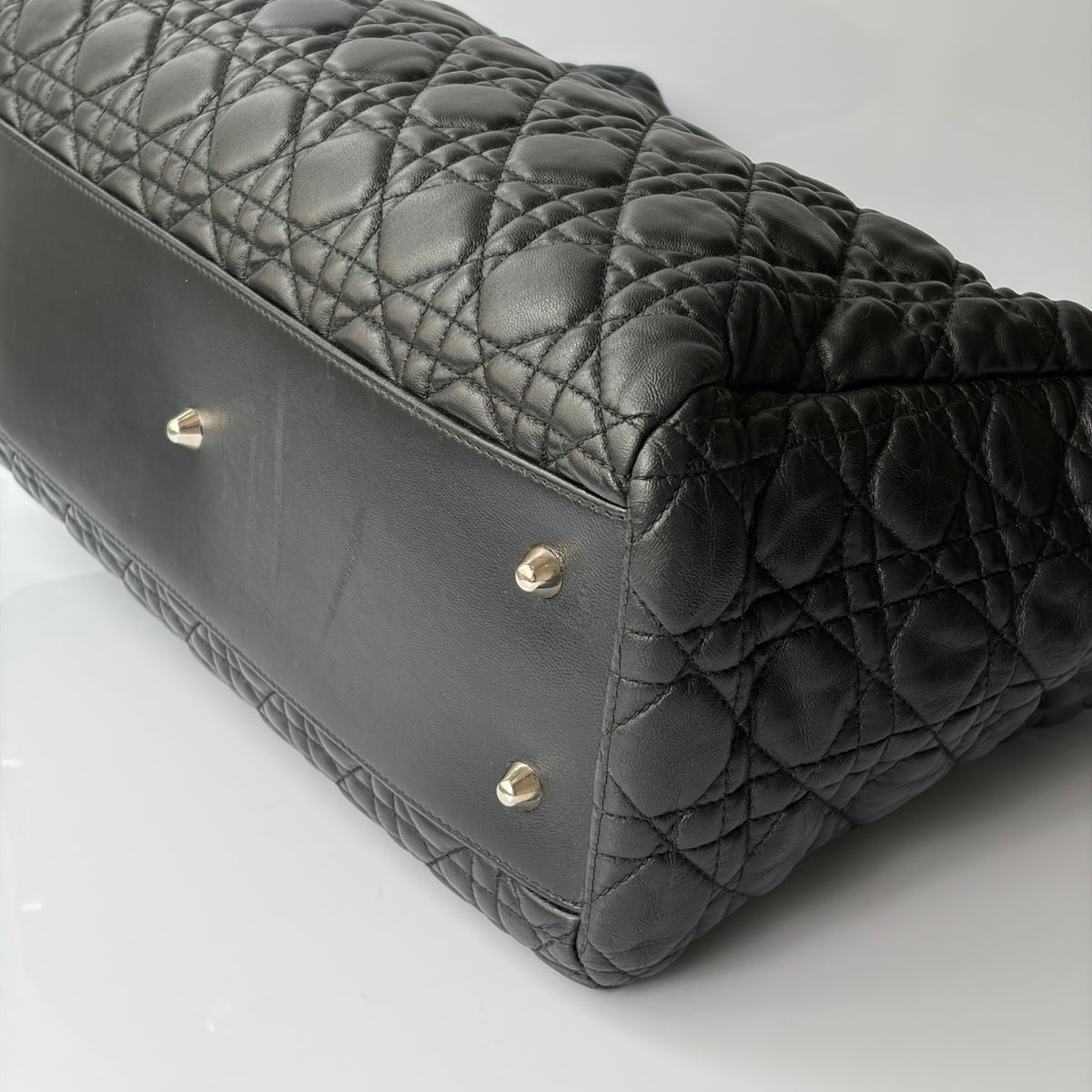 Christian Dior Soft Shopping Tote Cannage