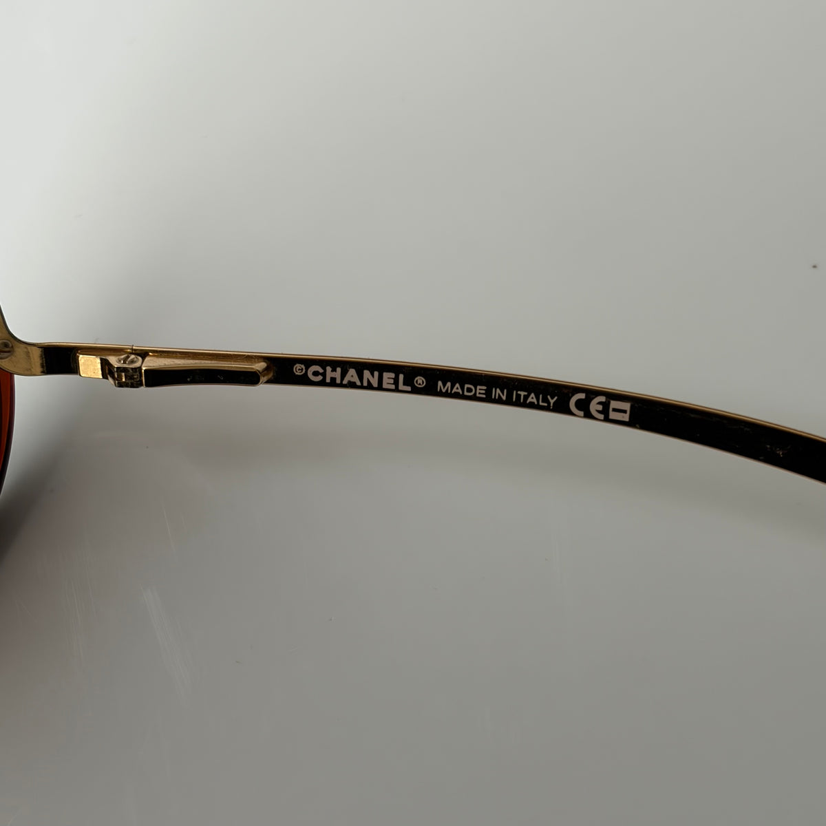 Chanel Gold Mask Sunglasses