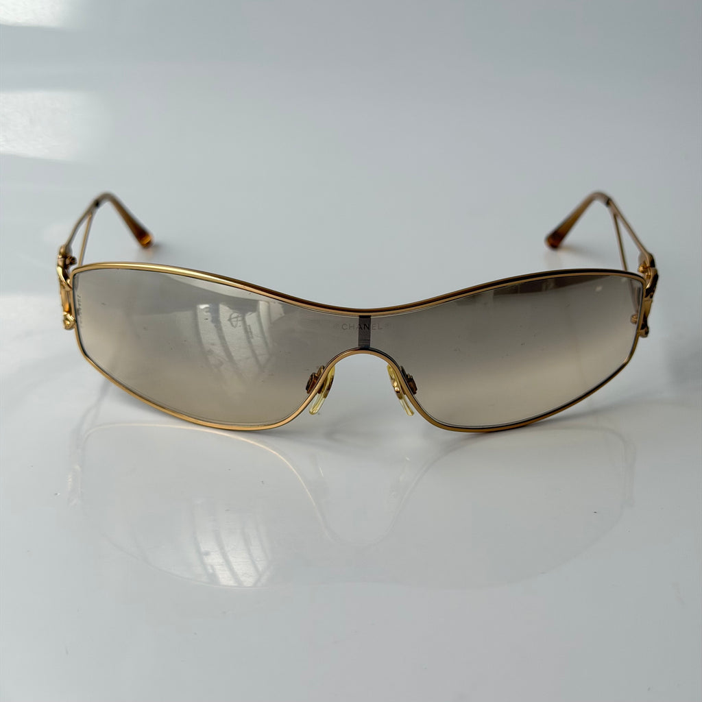Chanel 2000s Crystal Sunglasses
