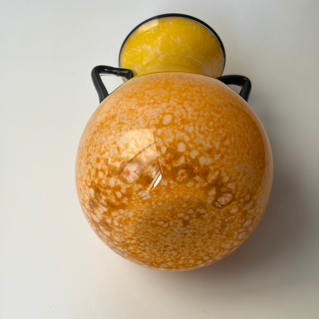 Bohemian Tango glass vase