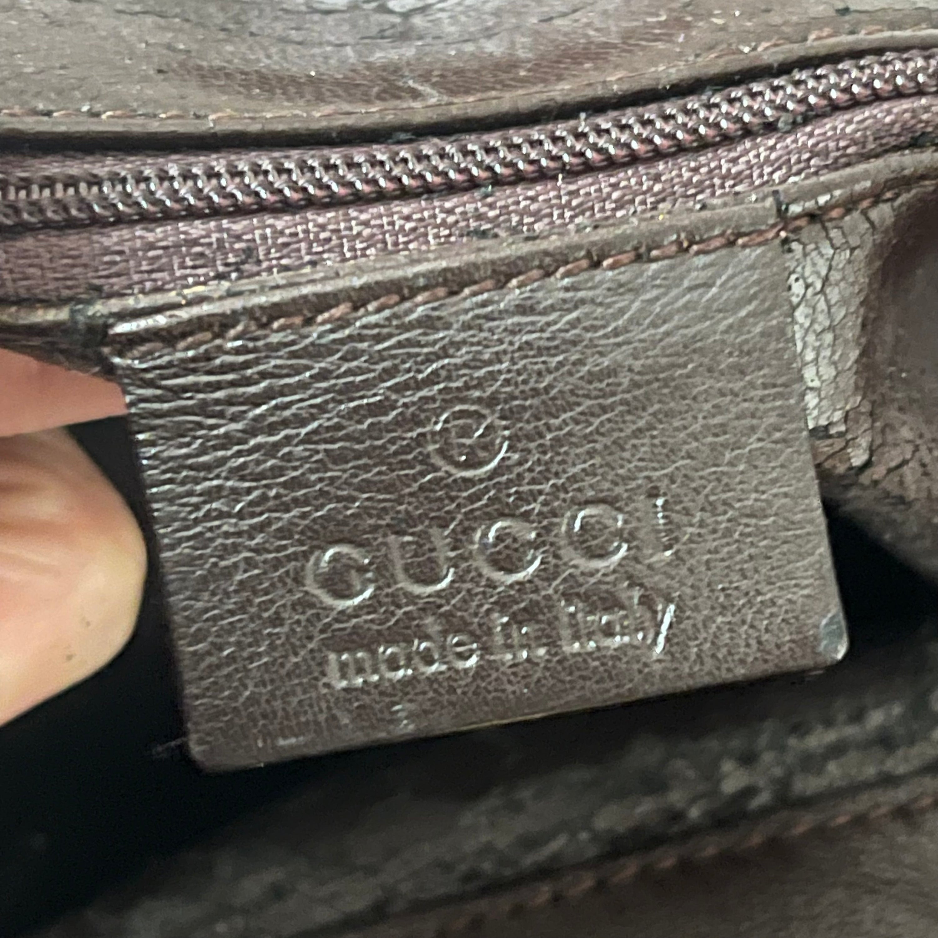 Gucci Bamboo Dark Brown Hobo Shoulder Bag