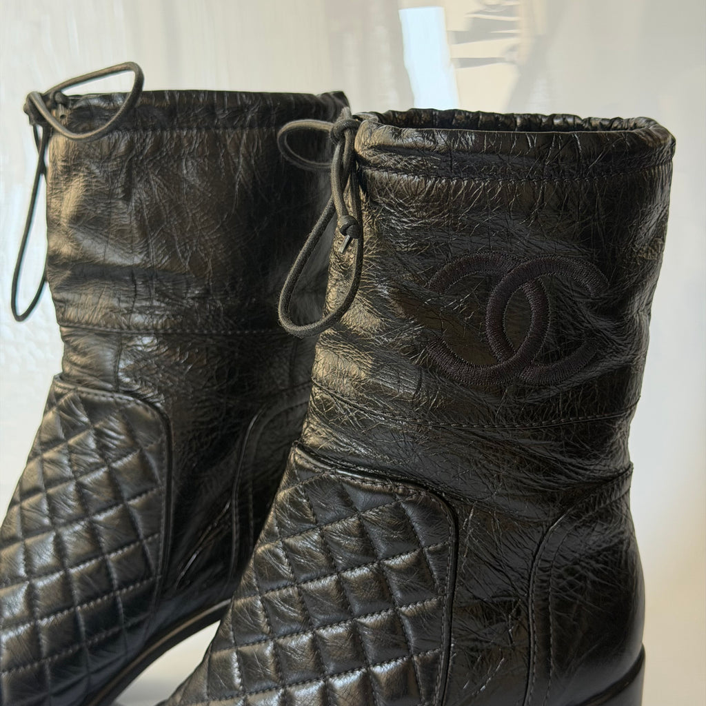 Chanel Biker Boots