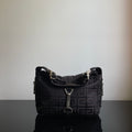 Givenchy Vintage Dark Brown Logo Hobo Bag