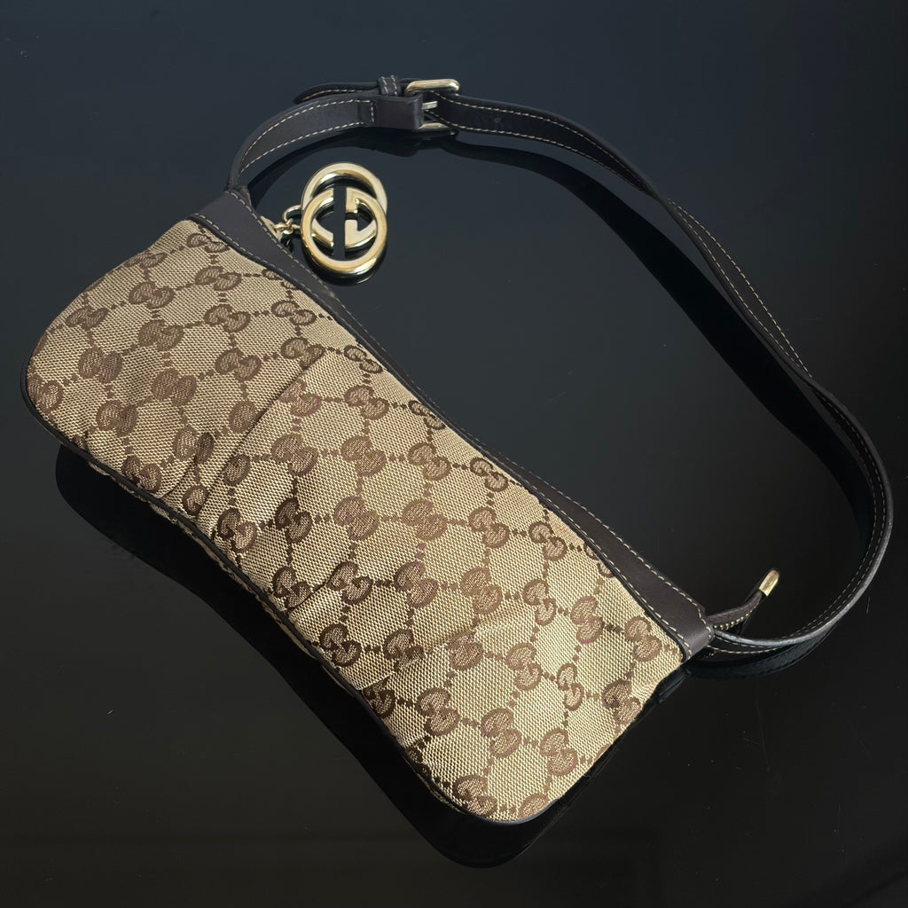 Gucci Monogram Pochette Bag