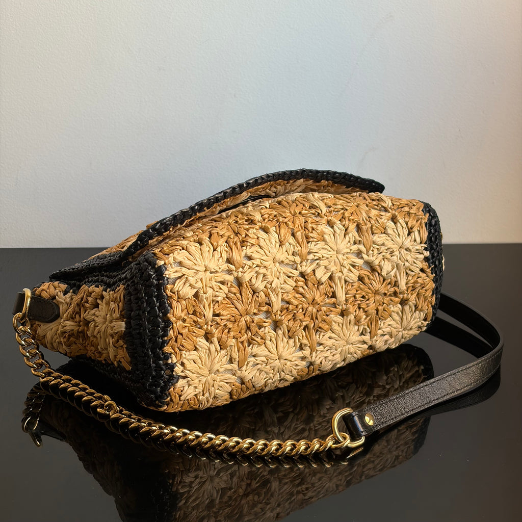 Gucci Marmont Raffia Bag