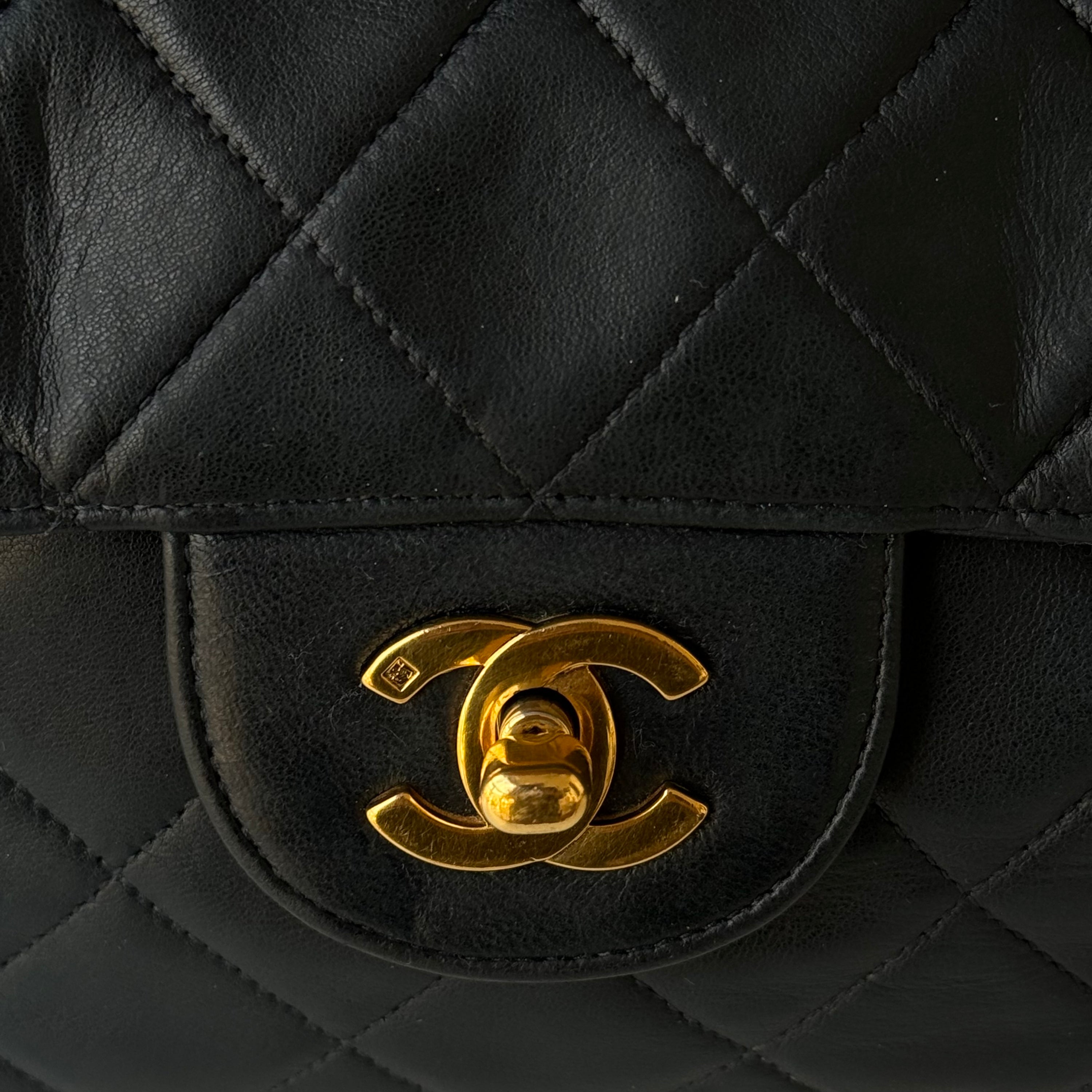 Chanel 90s Flap Navy Crossbody