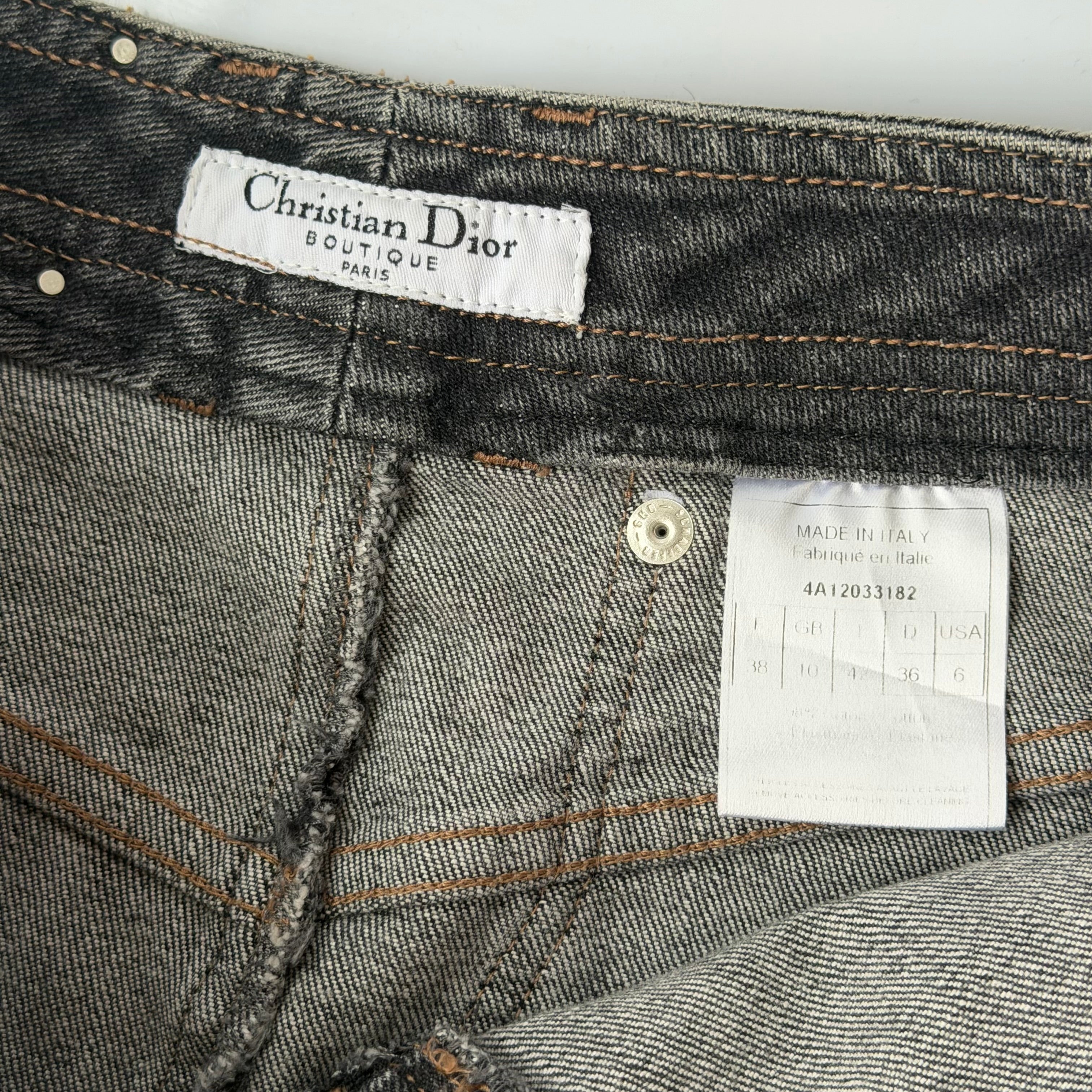 Christian Dior by John Galliano 2004 Hardcore Mini Skirt