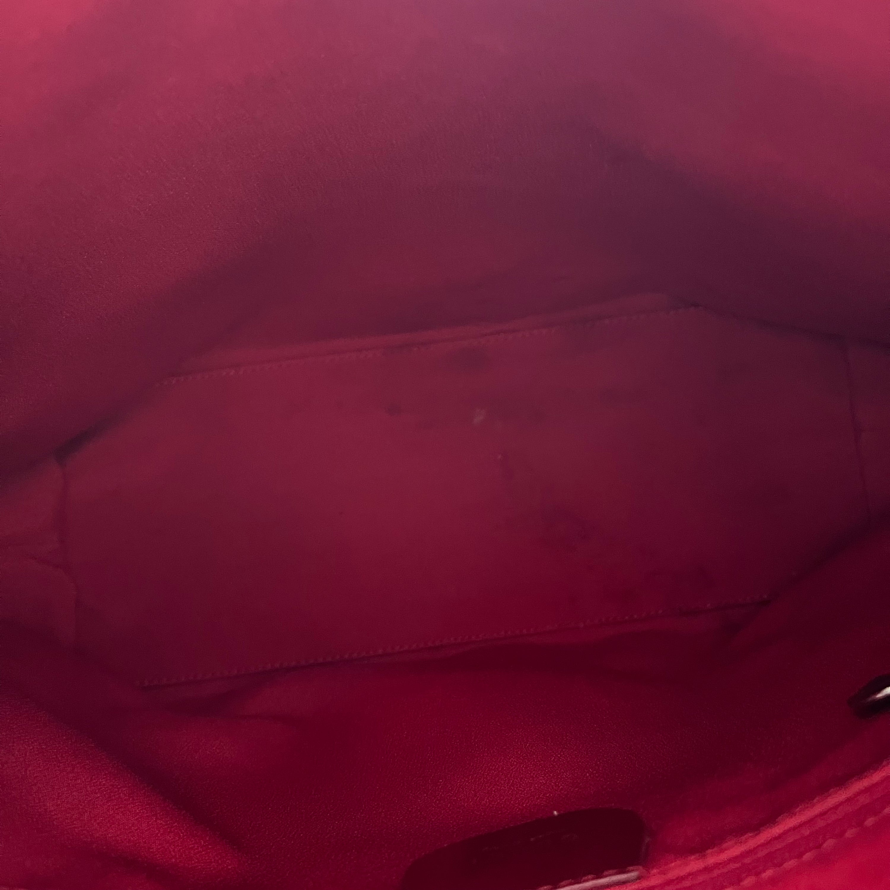 Gucci by Tom Ford Red Velvet Monogram Shoulder Bag