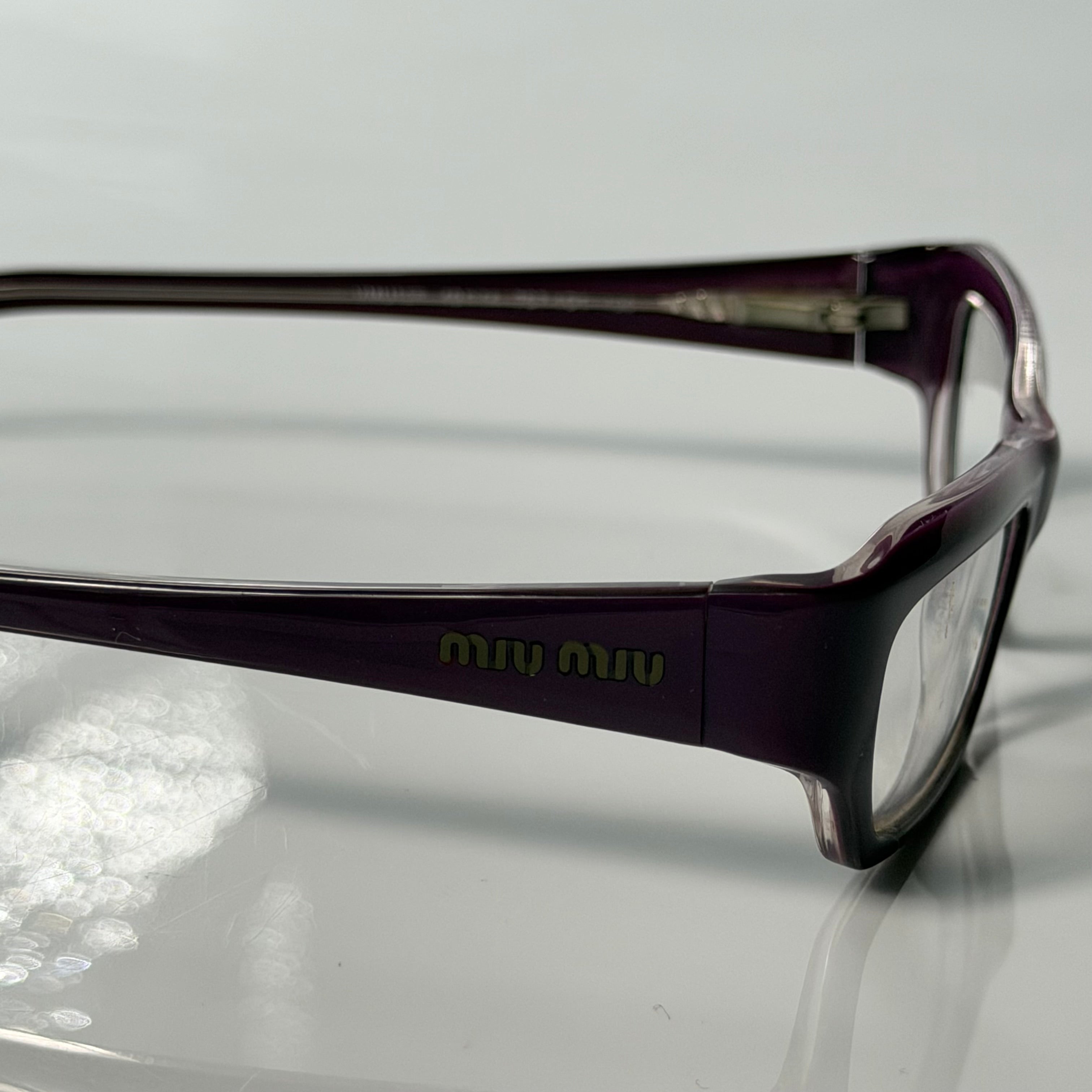 Miu Miu Purple Glasses