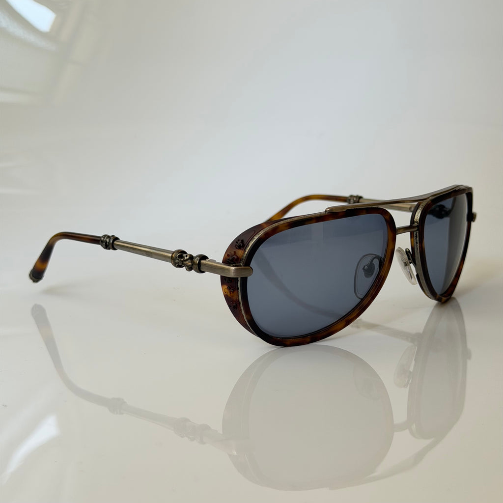 Chrome Hearts Jackwacker II Tortoise Sunglasses