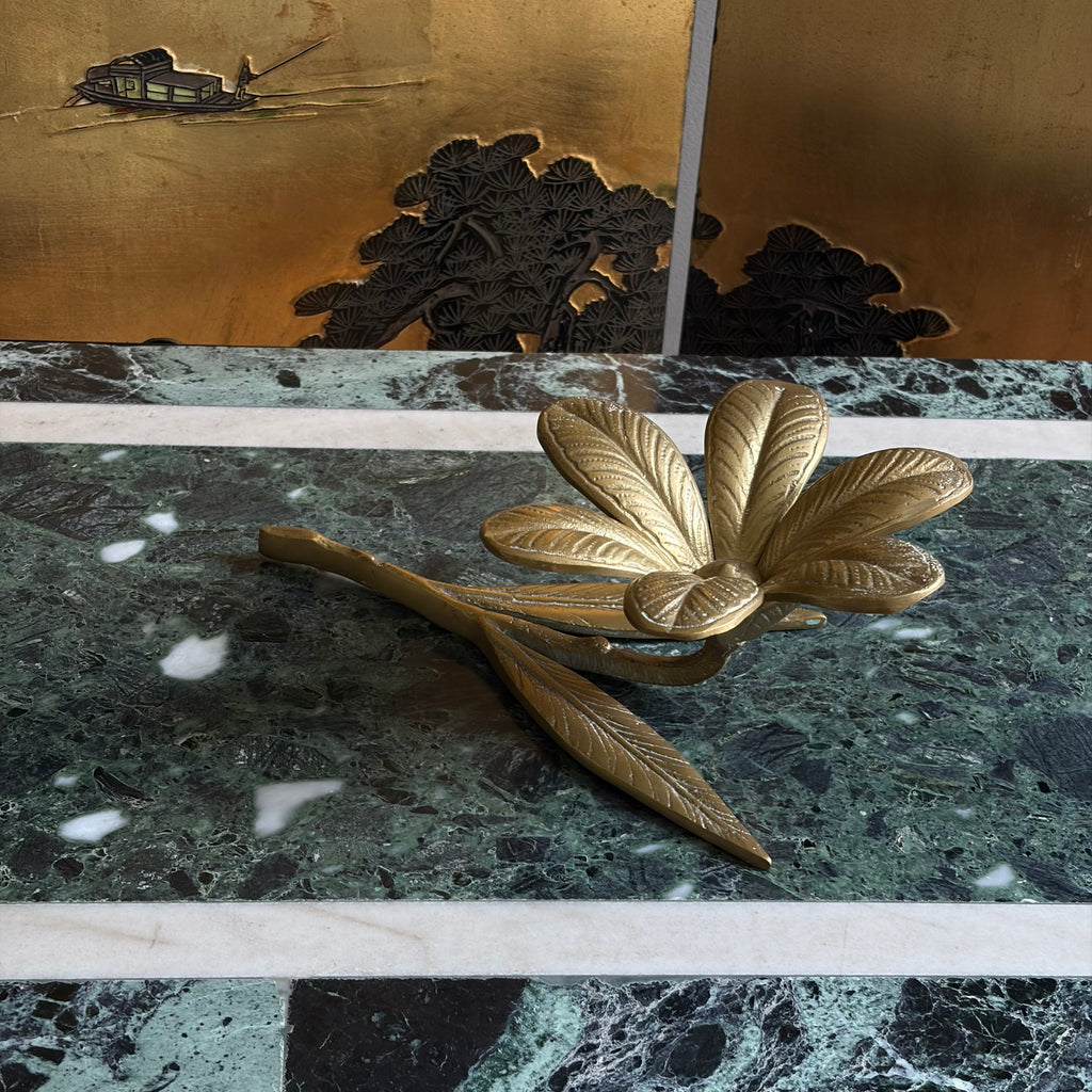 Cinzeiro Gold Flower