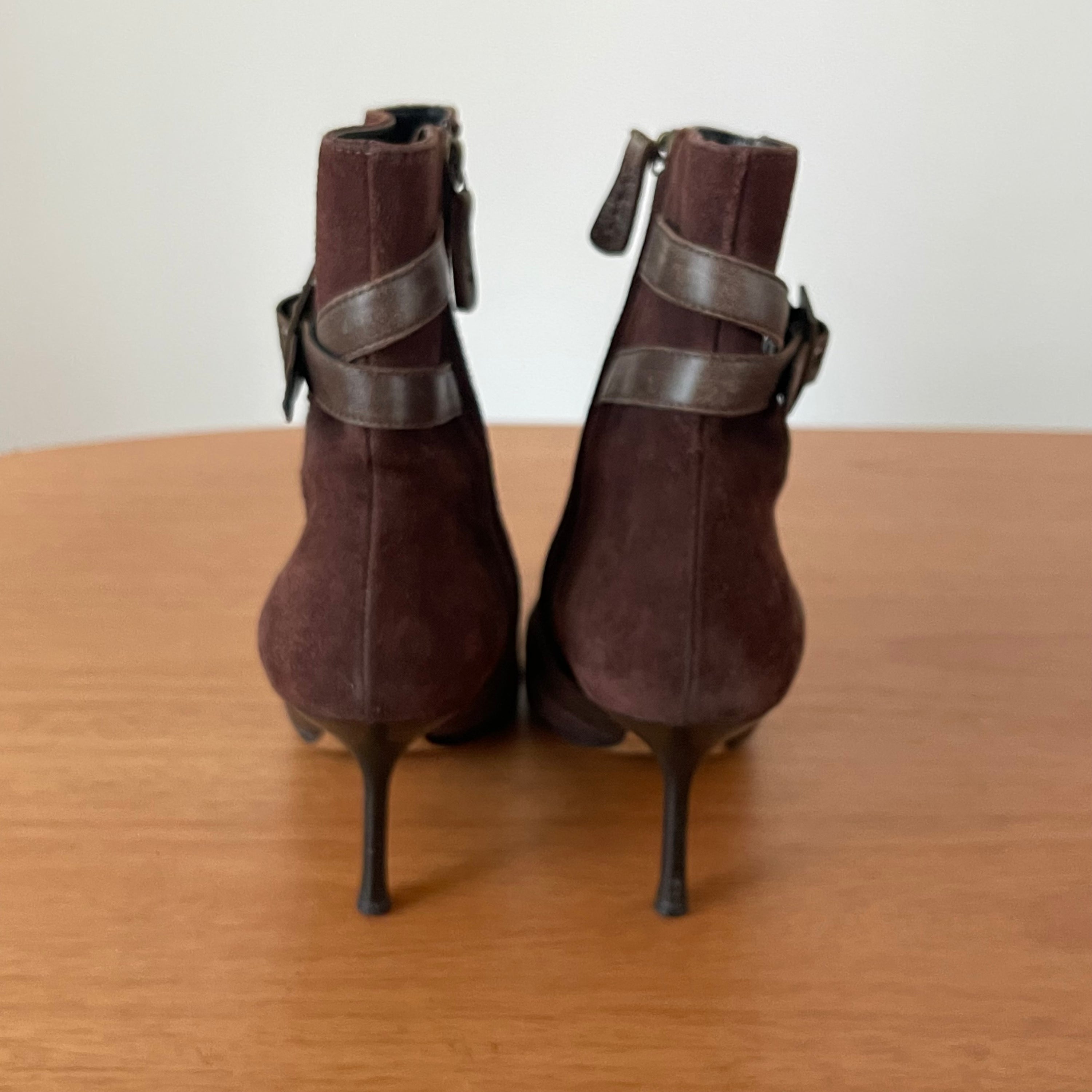 Versace Suede Ankle Boots