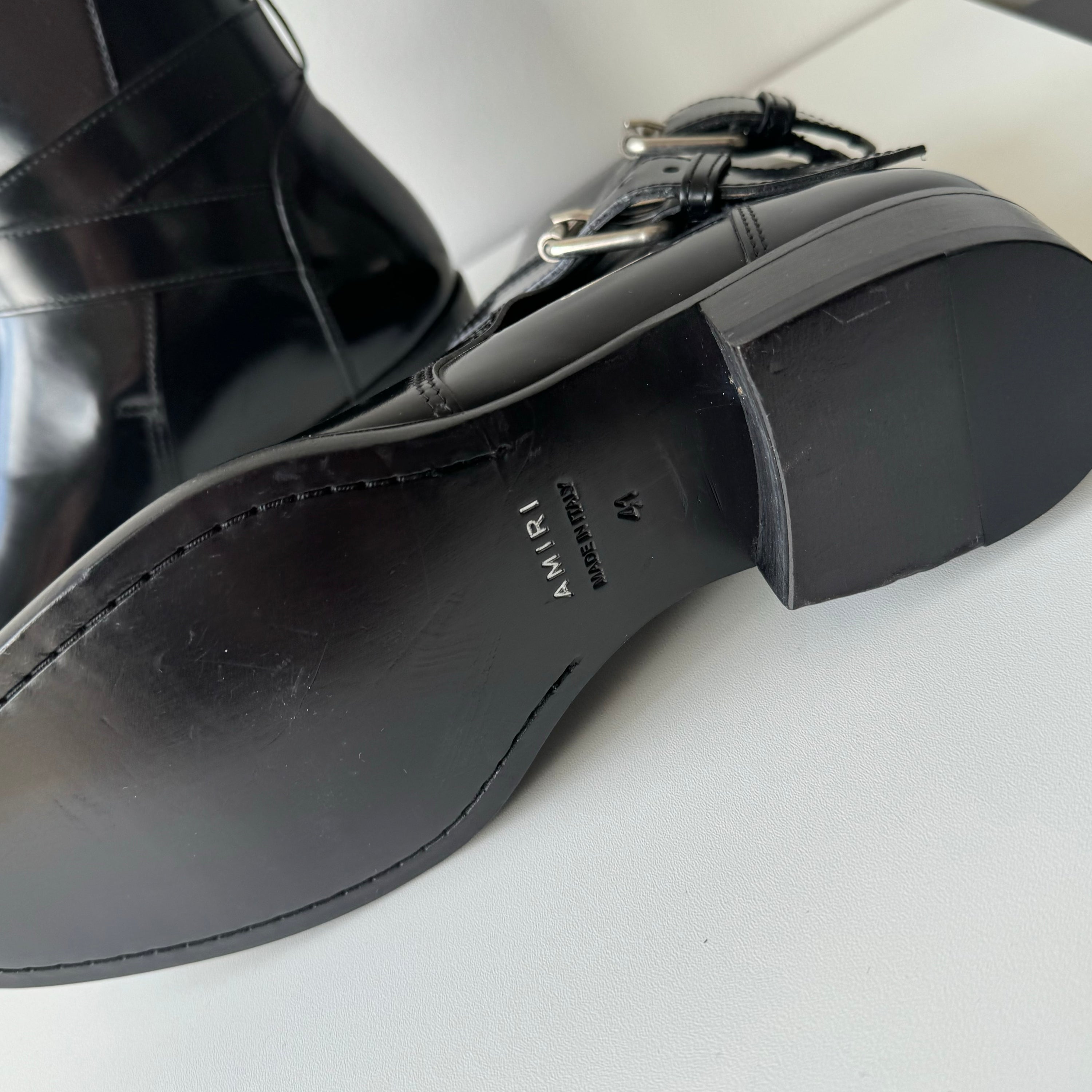Amiri Leather Boots