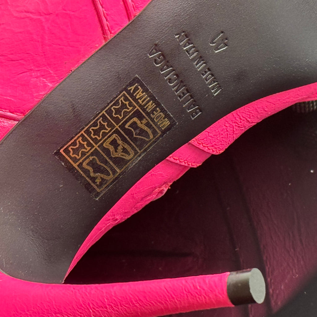 Balenciaga Cagole Pink Boots