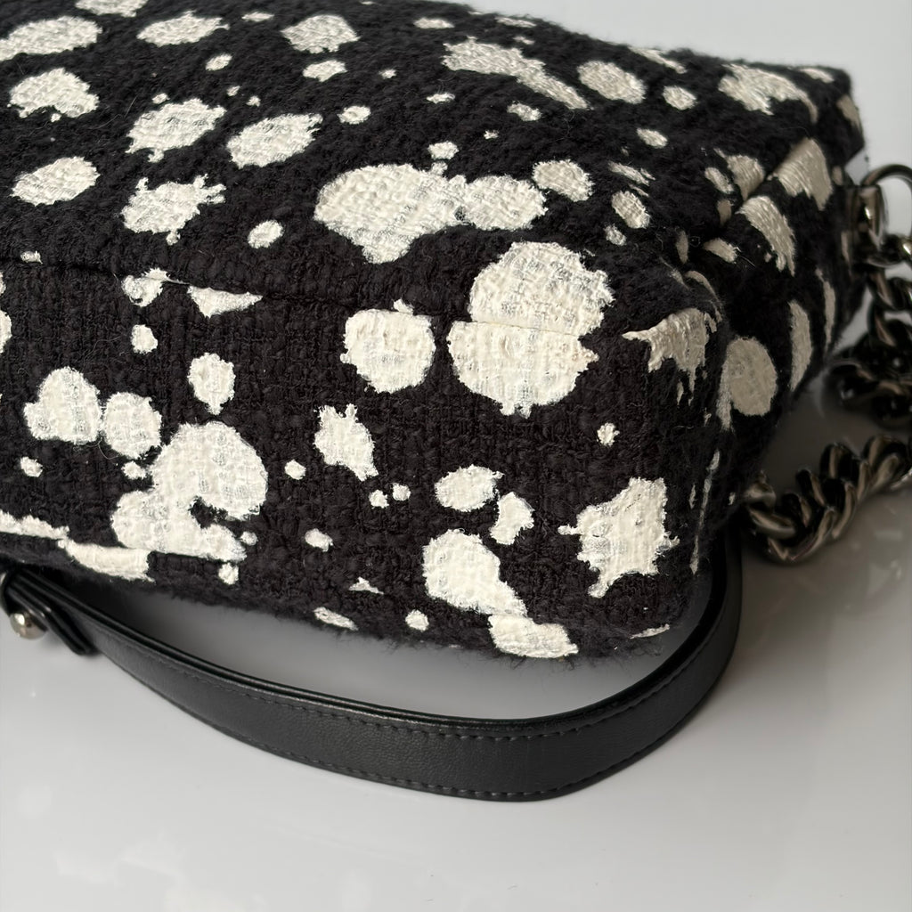 Chanel Paint Splatter Tweed Flap Bag