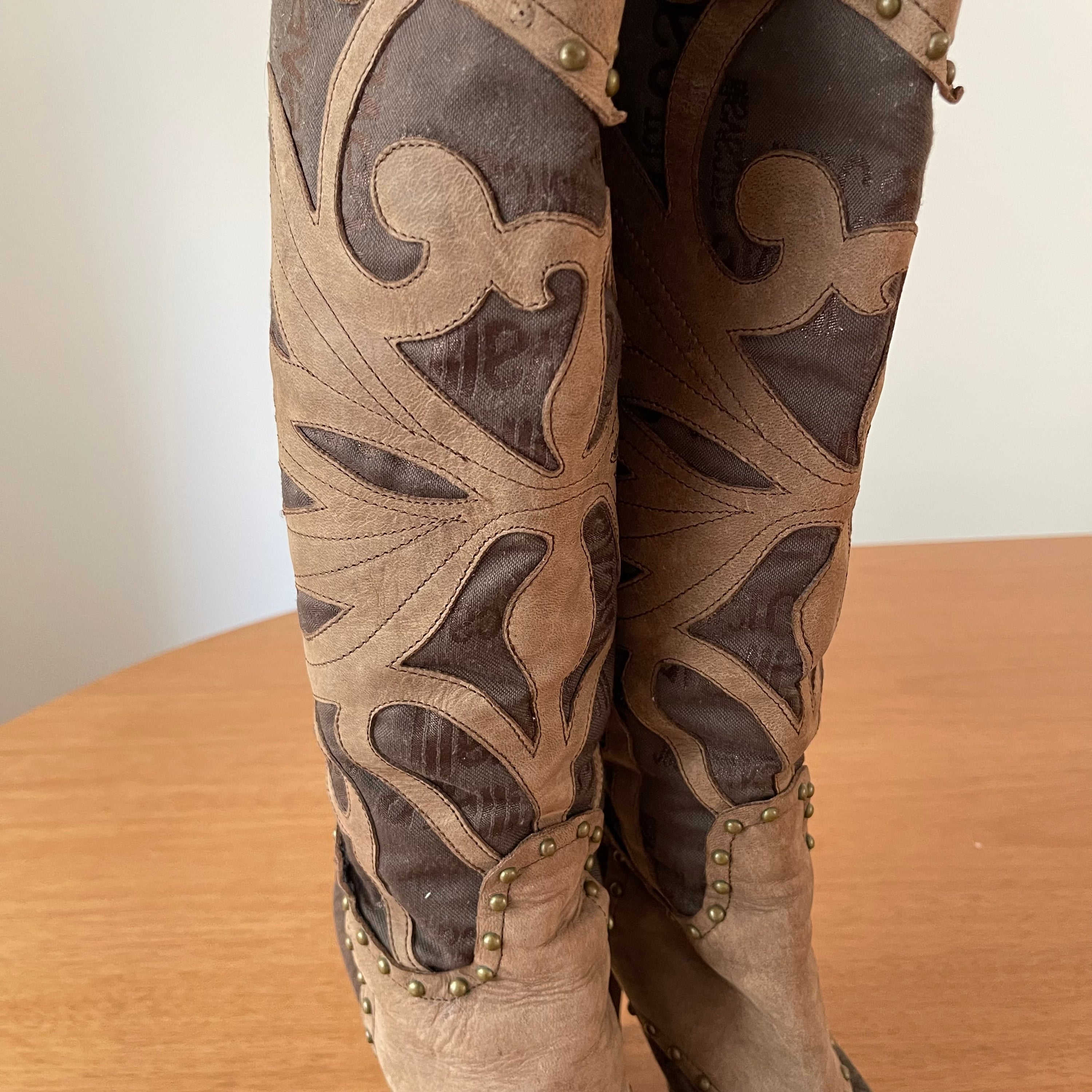 Cavalli Cowboy Butterfly Boots