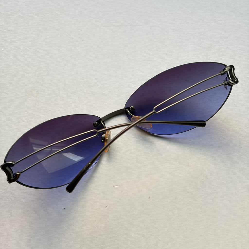 Chanel 2000s 4049 Purple Sunglasses