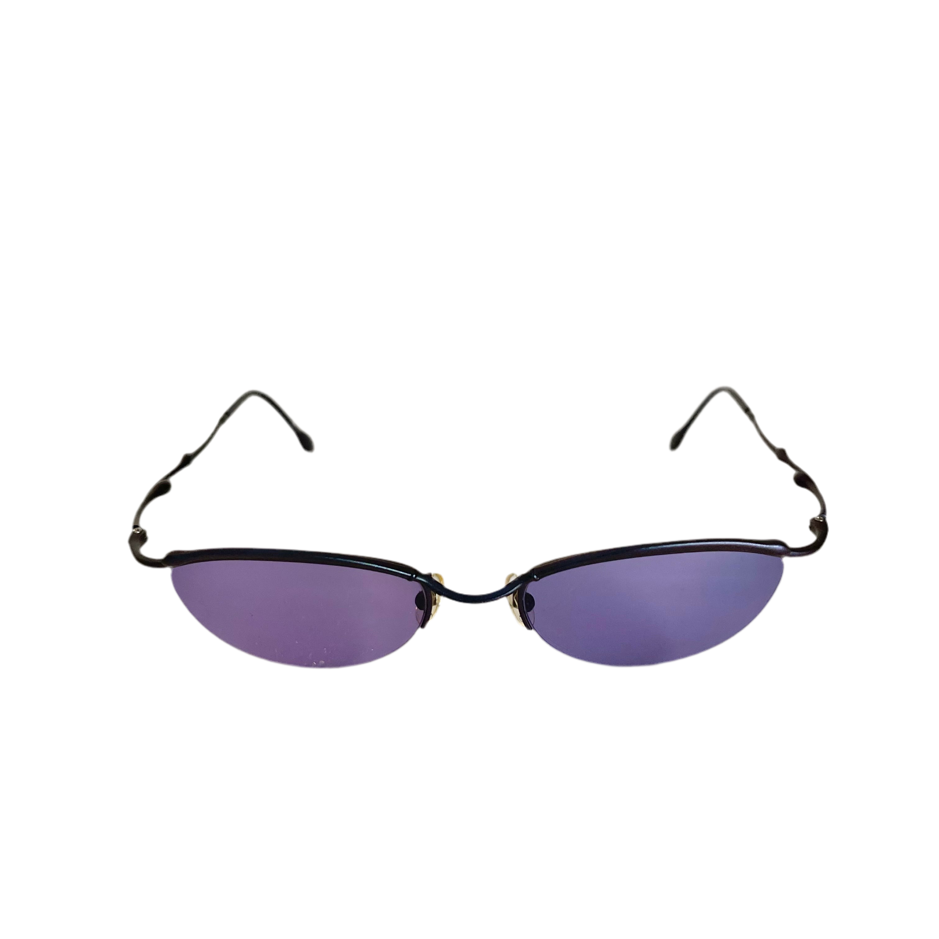 Jean Paul Gaultier 56-009 Titanium Blue Sunglasses