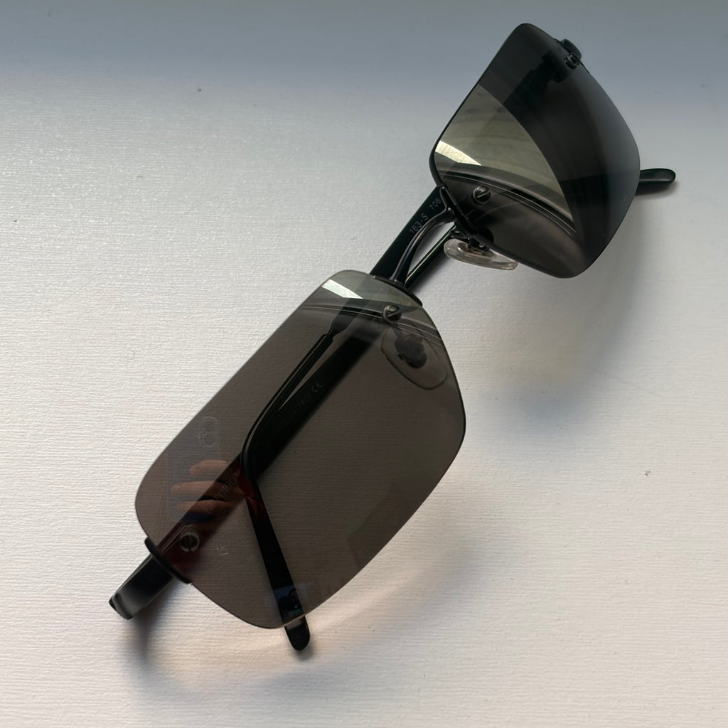 Armani Black Mirrored Sunglasses