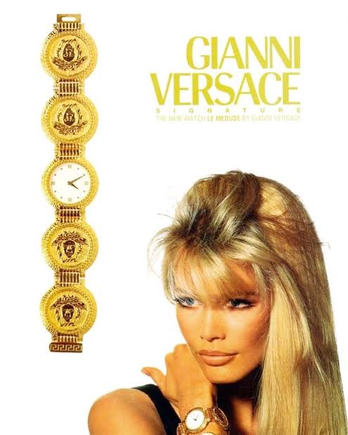 Gianni Versace Signature G10 Gold-Plated Medusa Coin Watch Bracelet