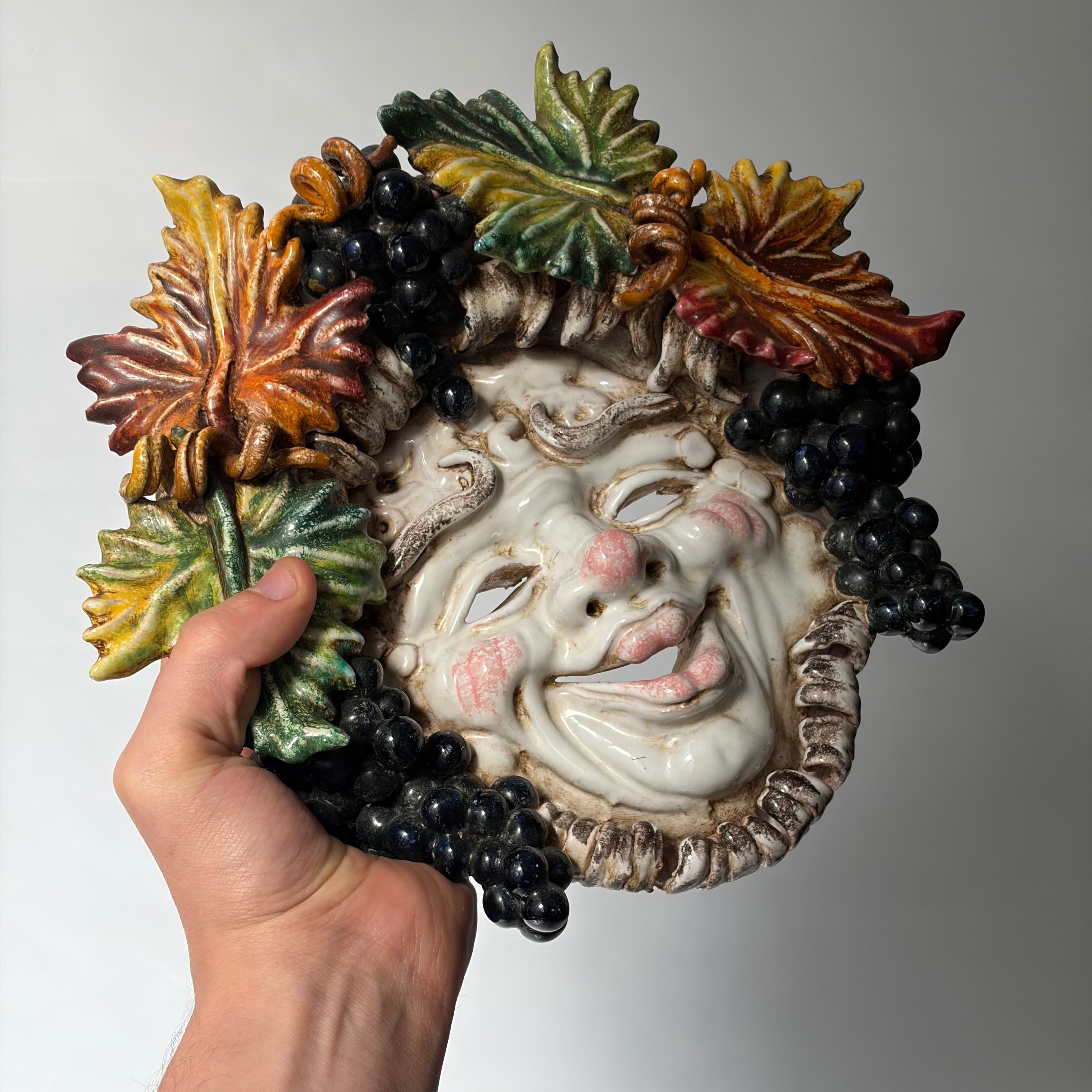 Bacchus Majollica Mask