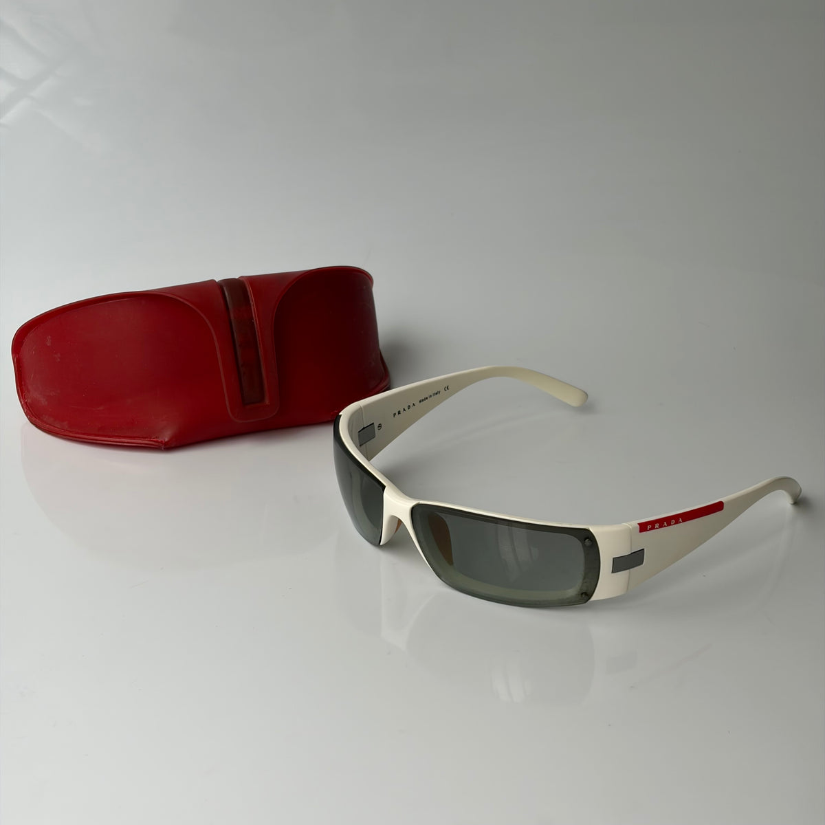 Prada SPS 06 White Sunglasses