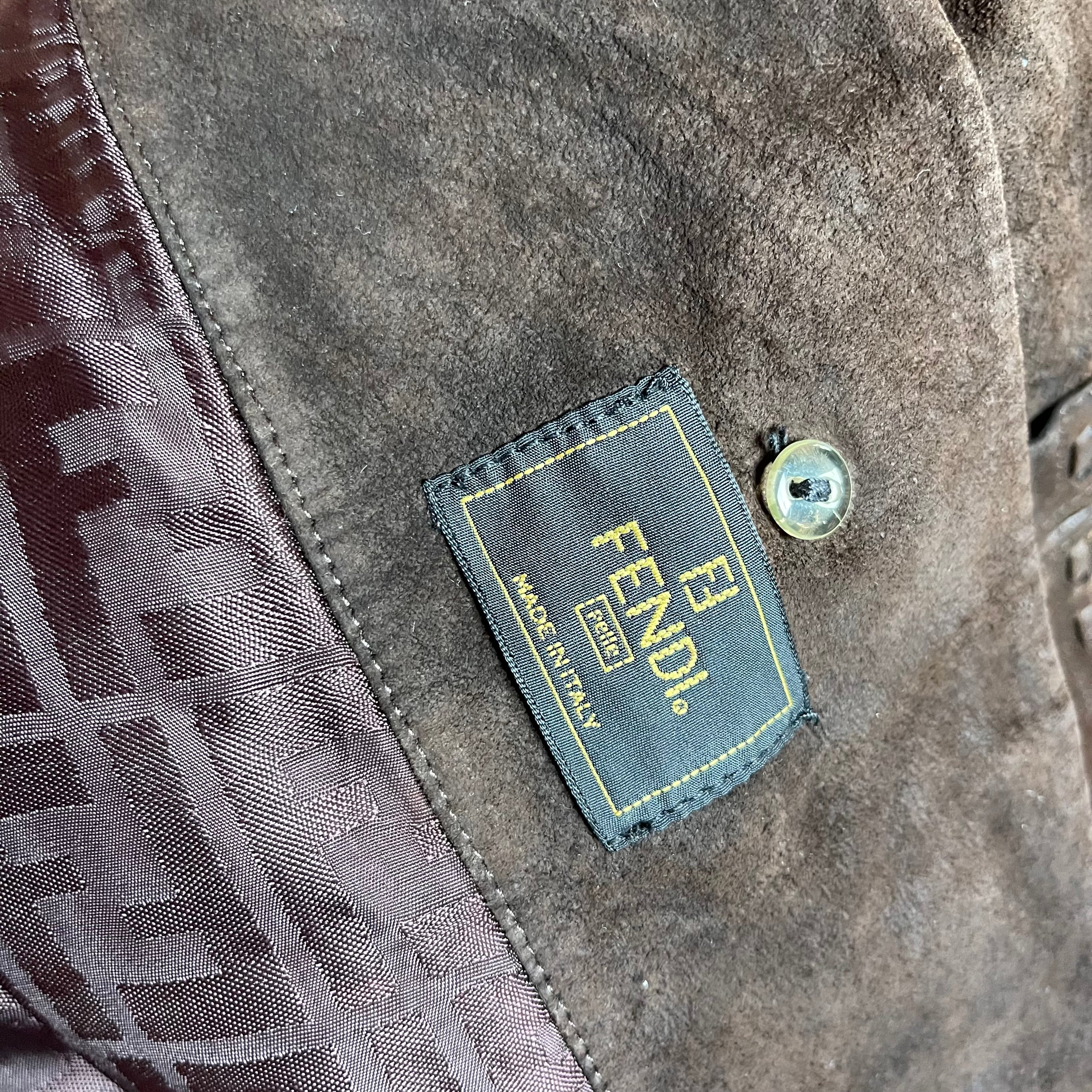 Fendi Suede Jacket