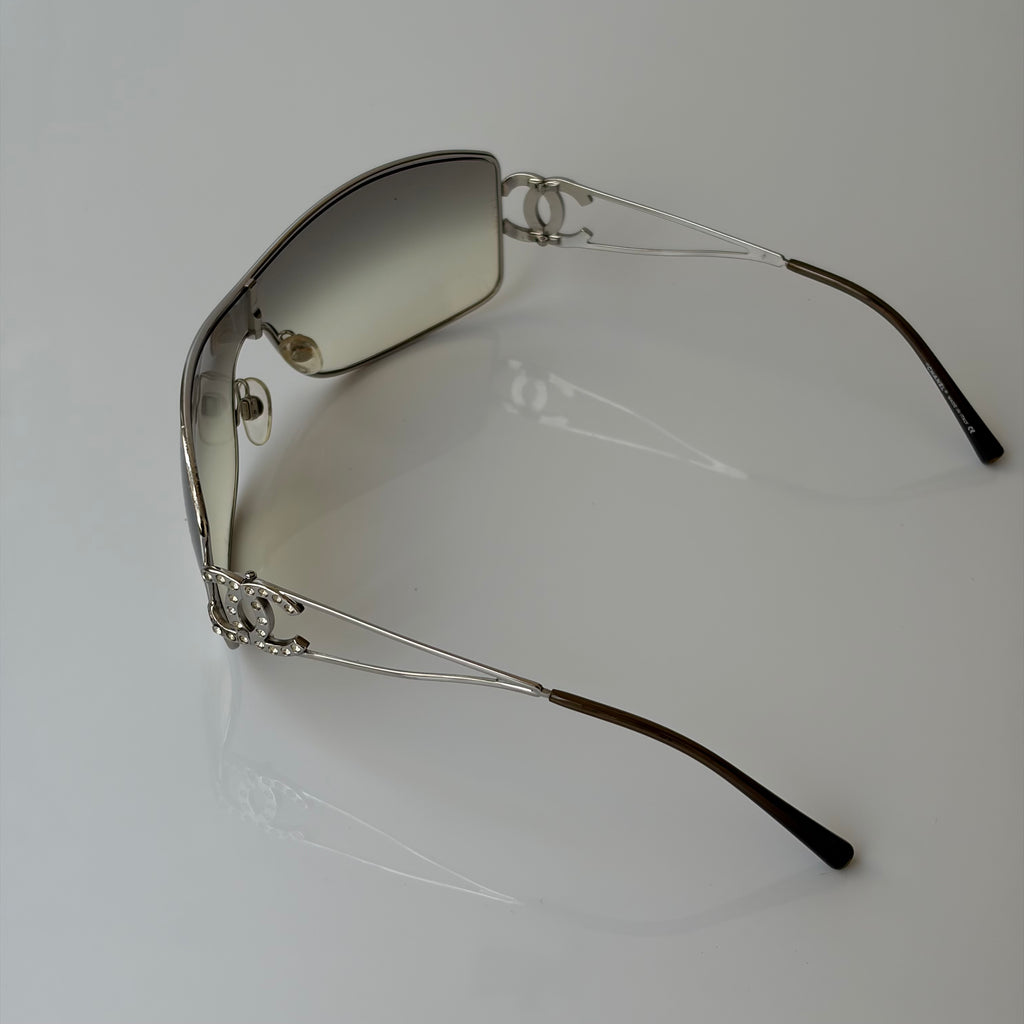 Chanel 2000s Crystal Sunglasses