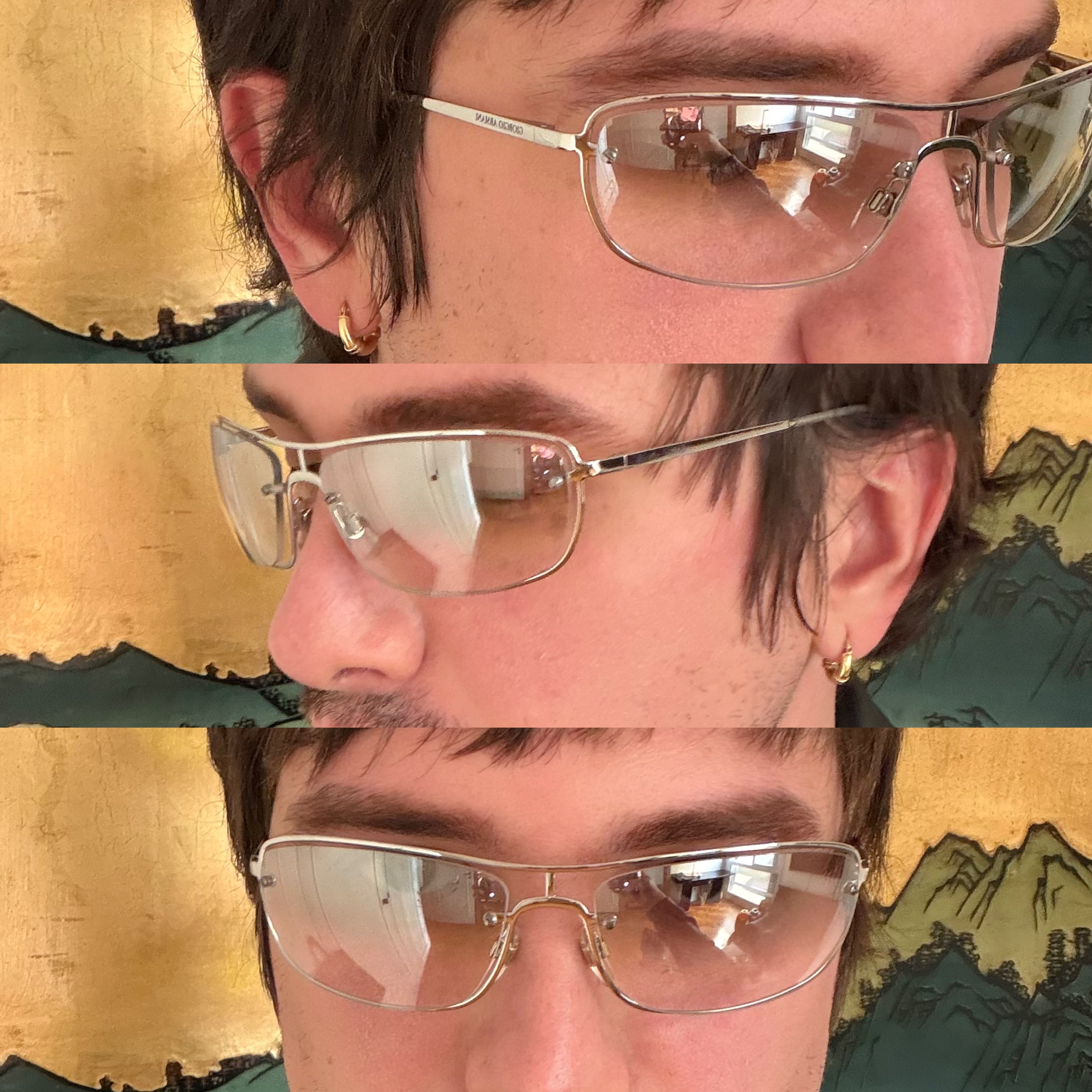 Giorgio Armani 2000s Clear Sunglasses