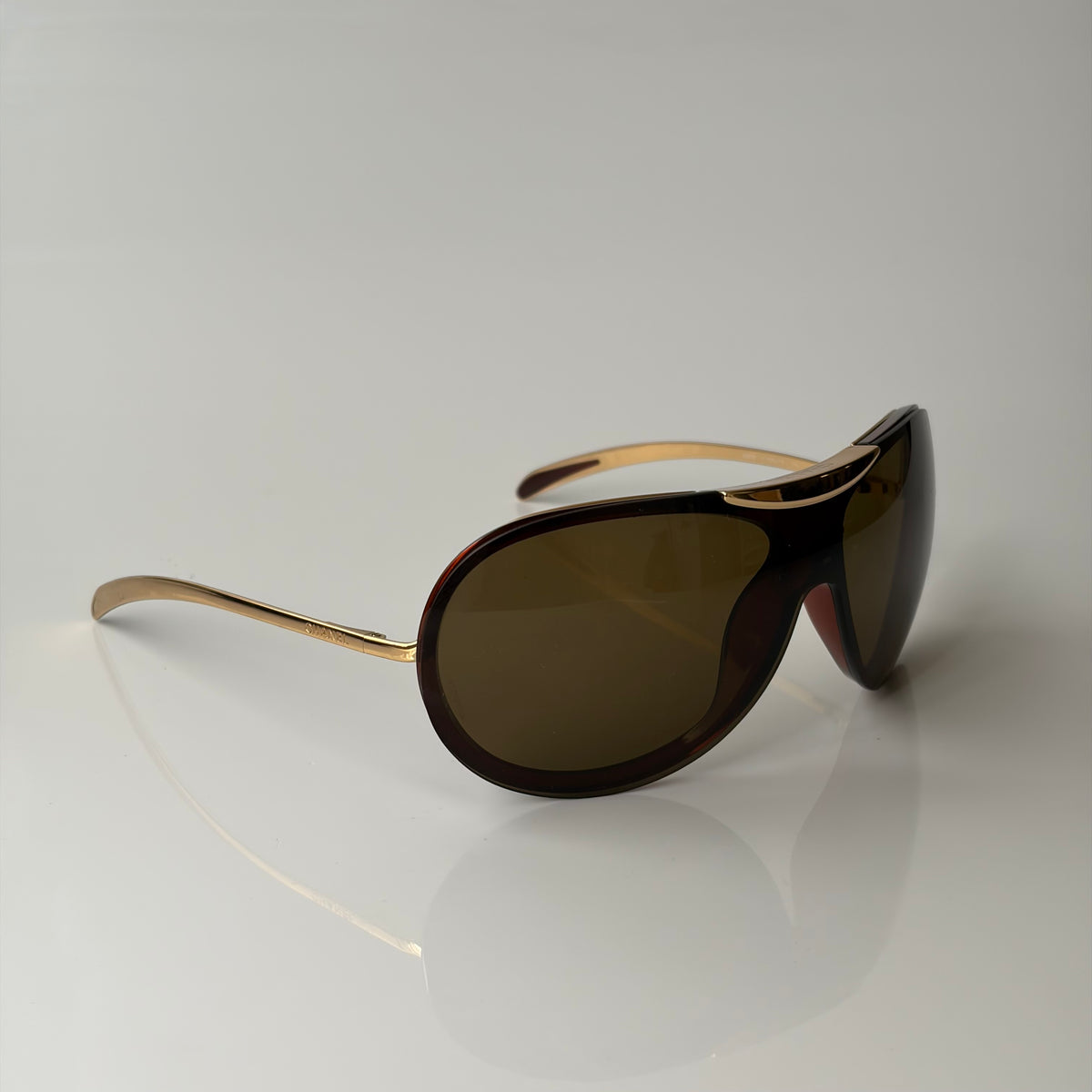 Chanel Gold Mask Sunglasses