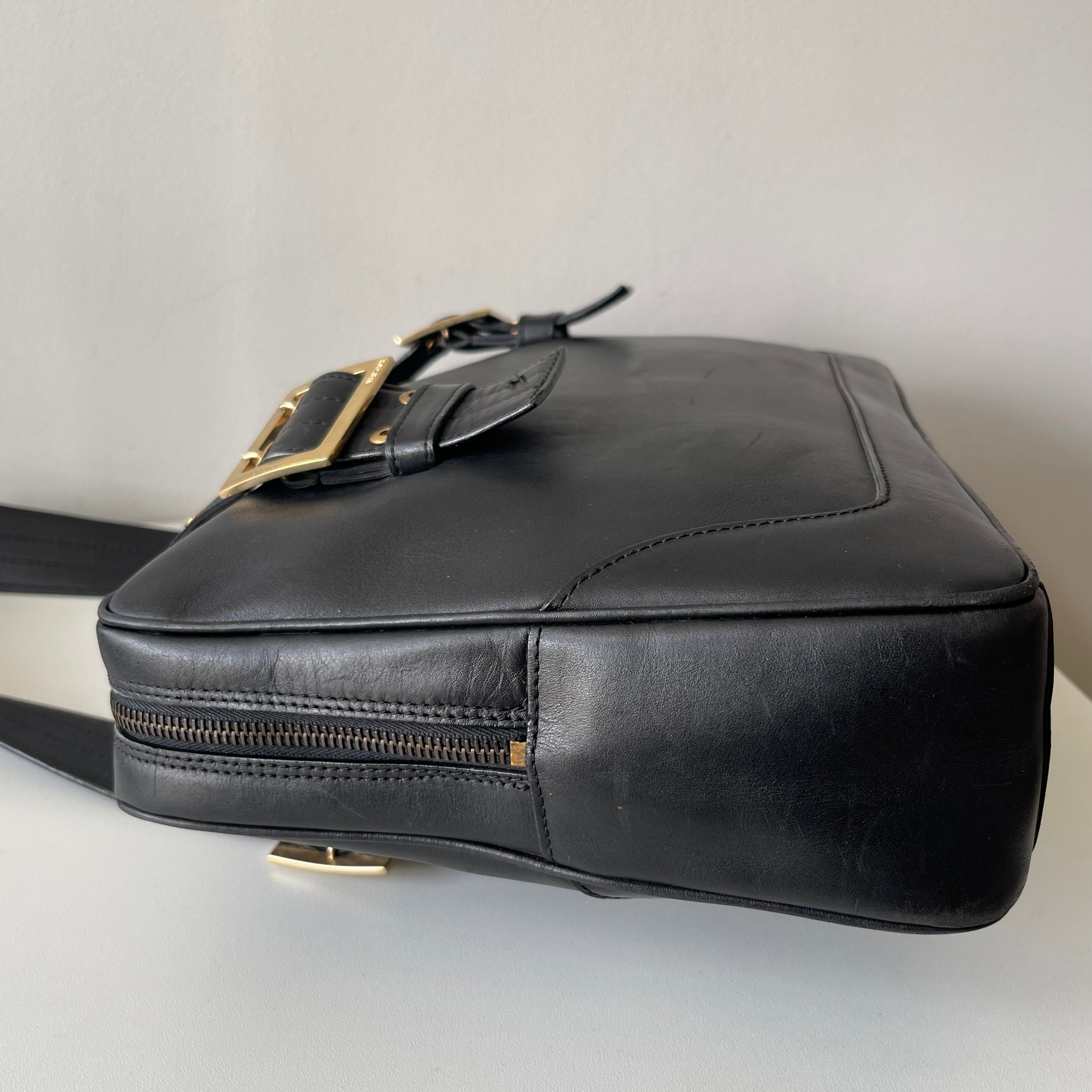 Gianni versace Leather Shoulder Bag