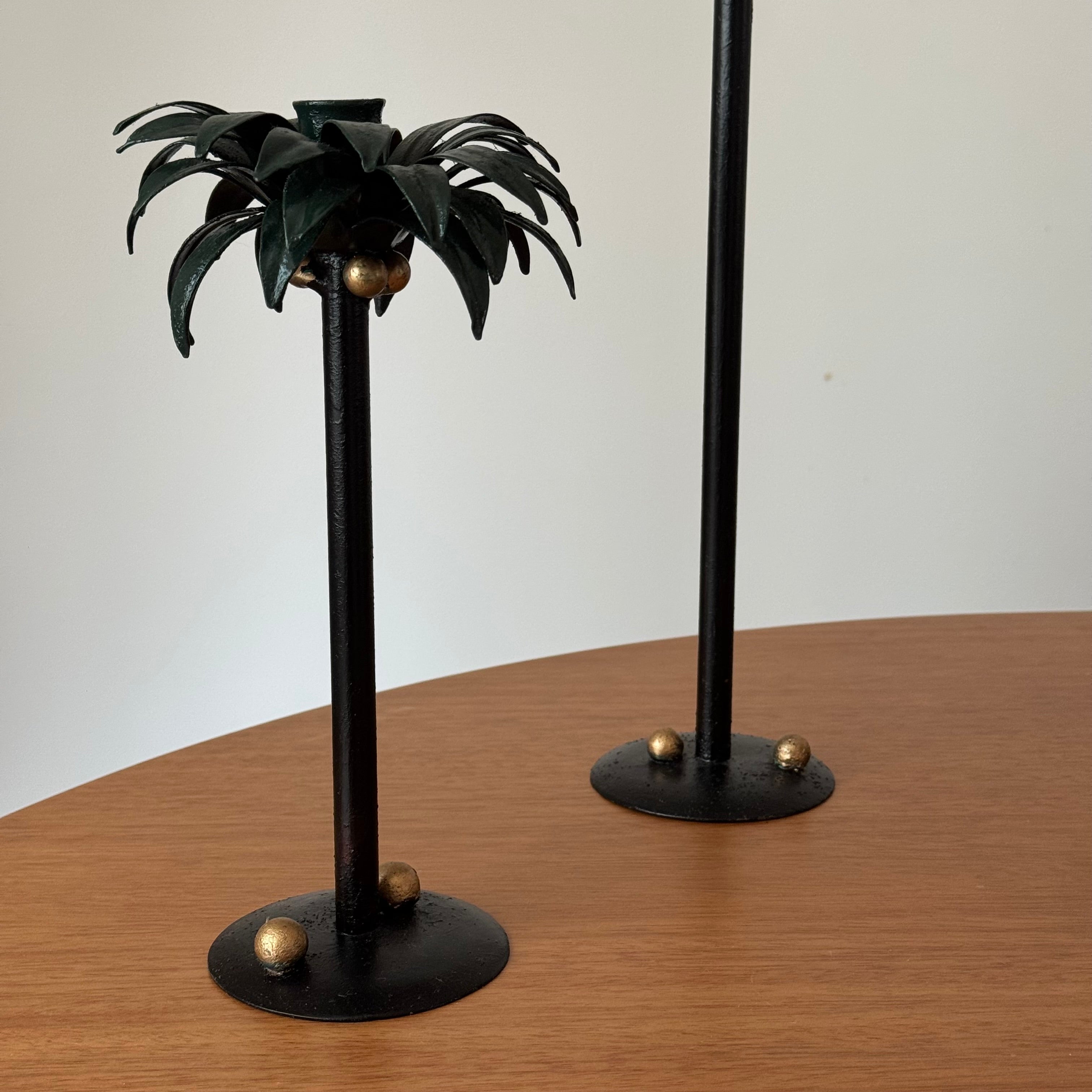 Par de castiçais “Palm Tree”