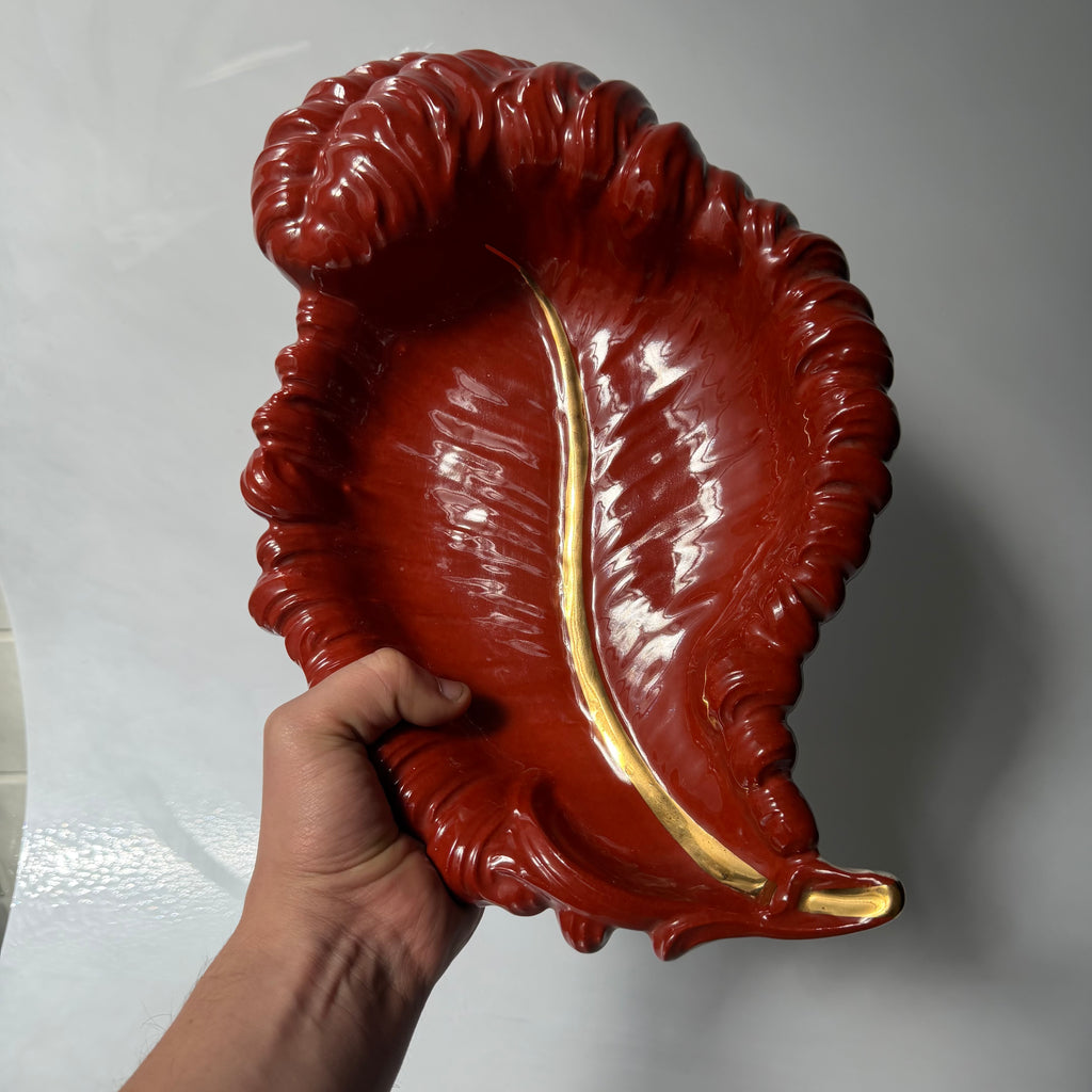 Porcelaine de Paris Leaf Bowl