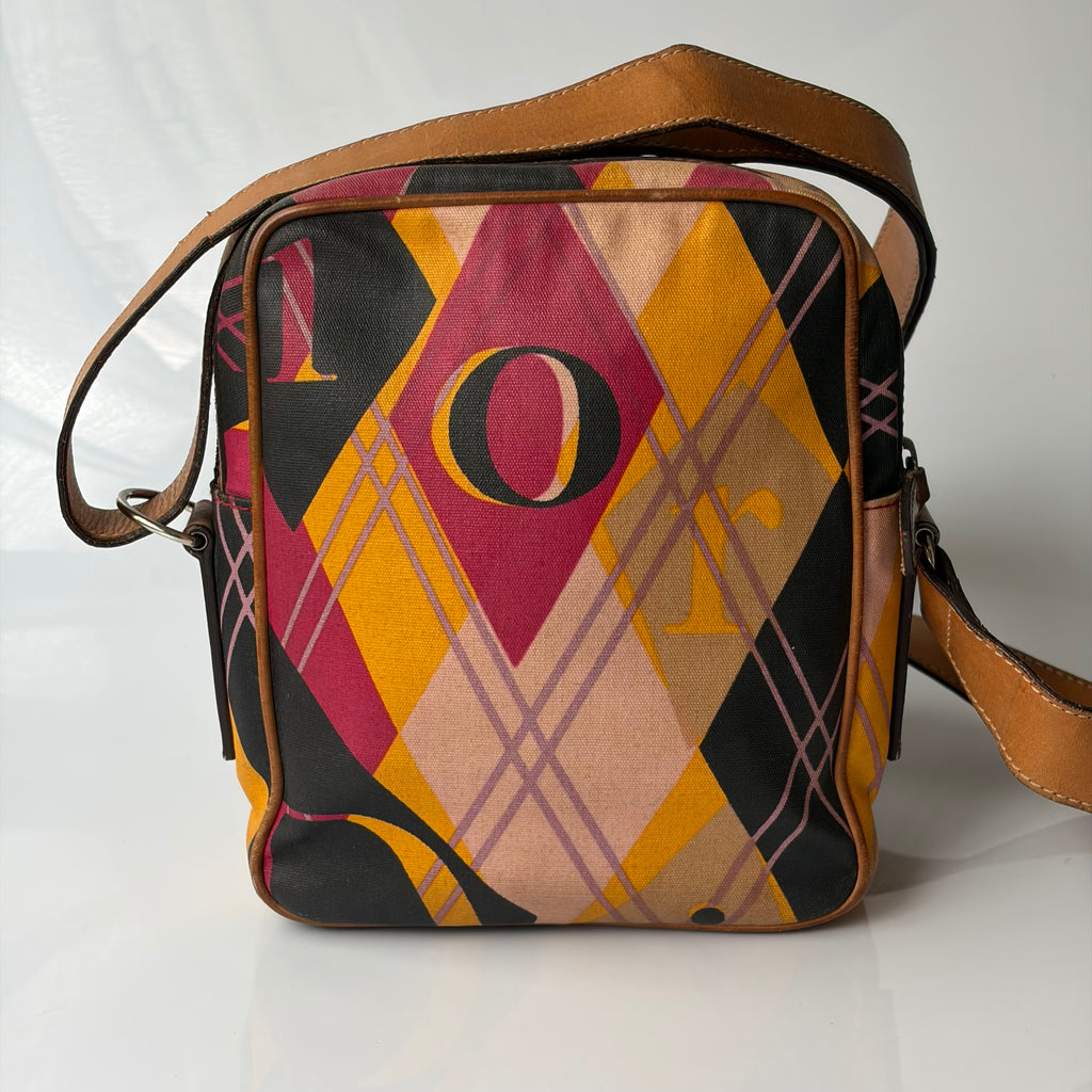 Christian Dior by John Galliano 2004 Golf Collection Harlequin Bag