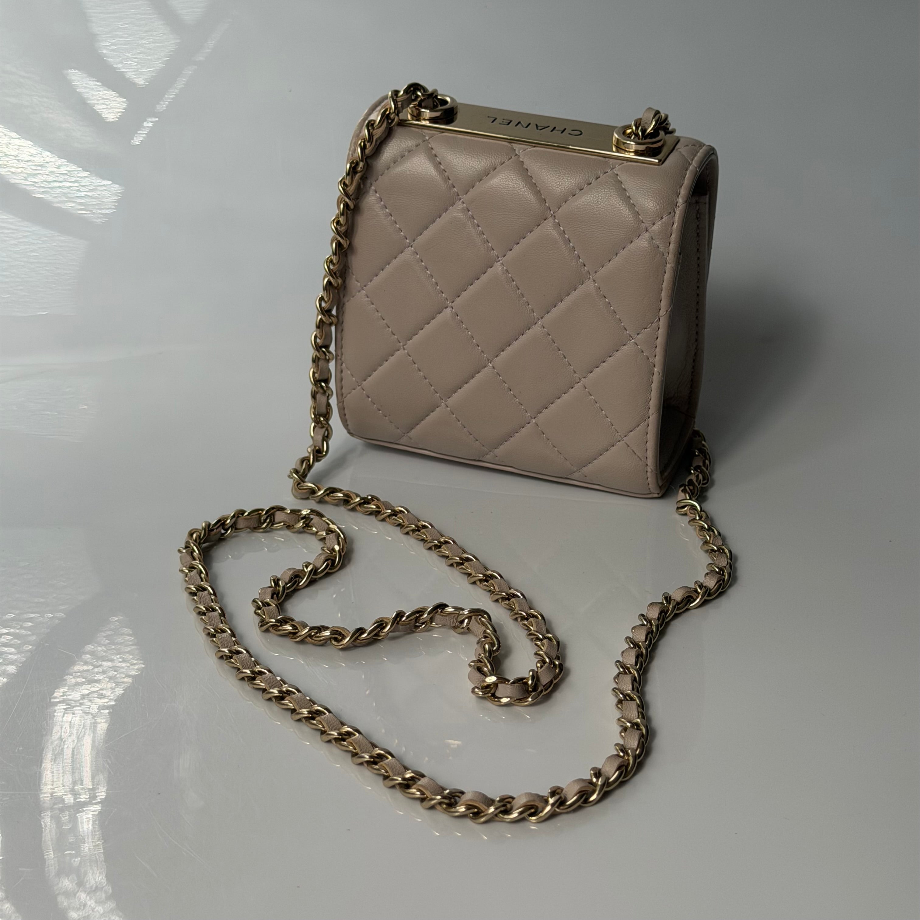 Chanel Rosé Micro Trendy Bag