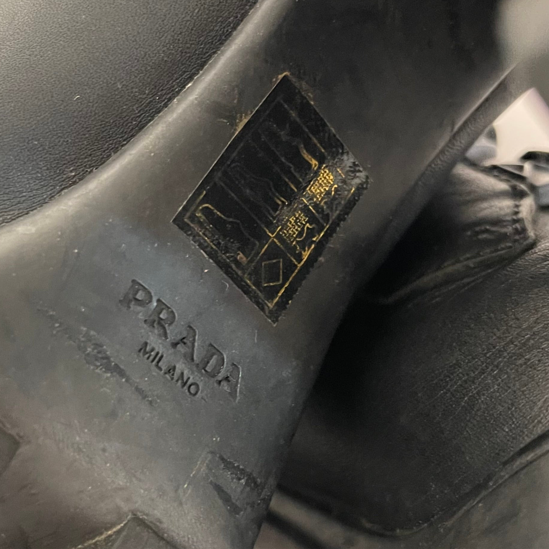Prada Vitello Leather Montana Chelsea Boots