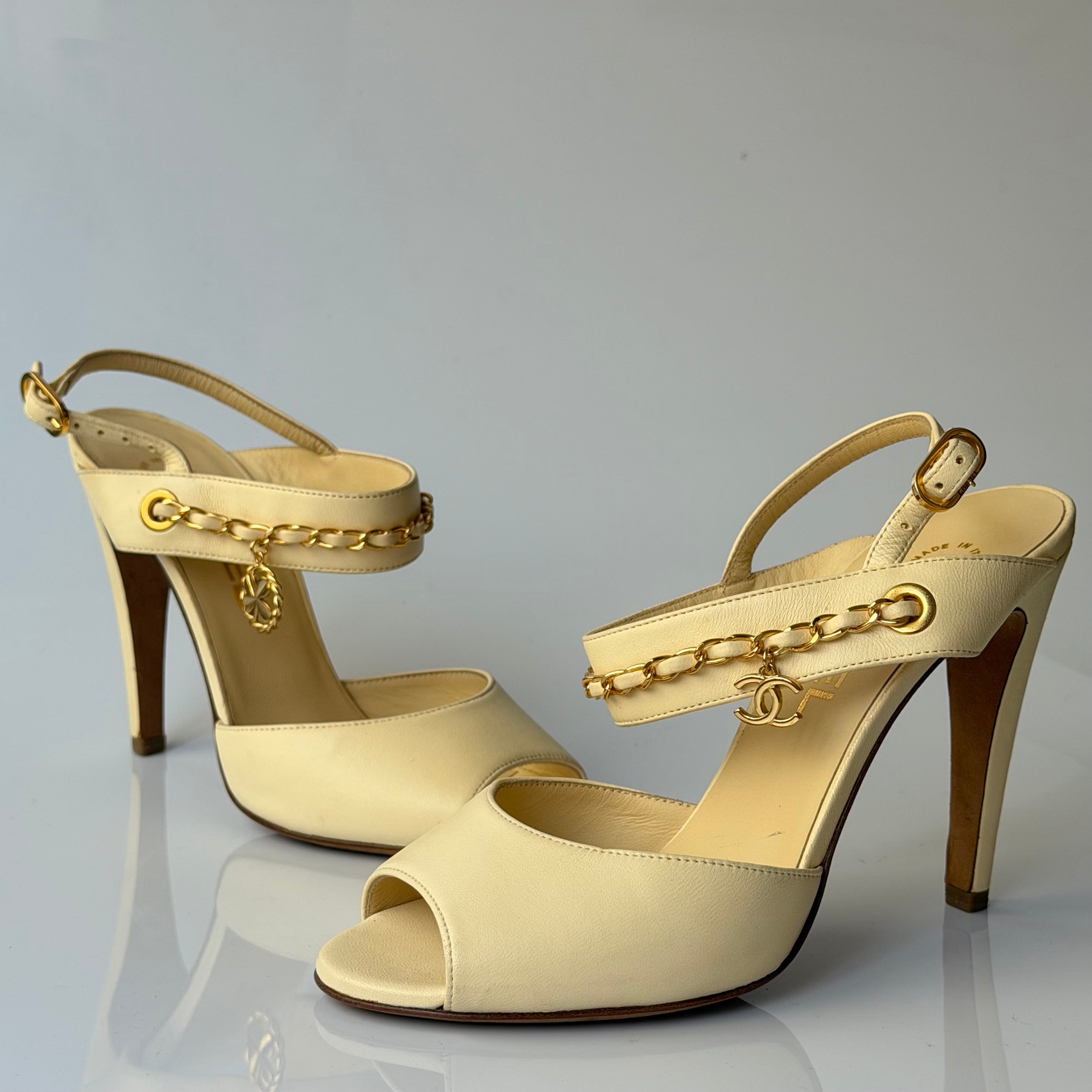 Chanel Charms Logo Sandals