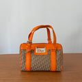 Christian Dior Small Boston Canvas  Diorissimo