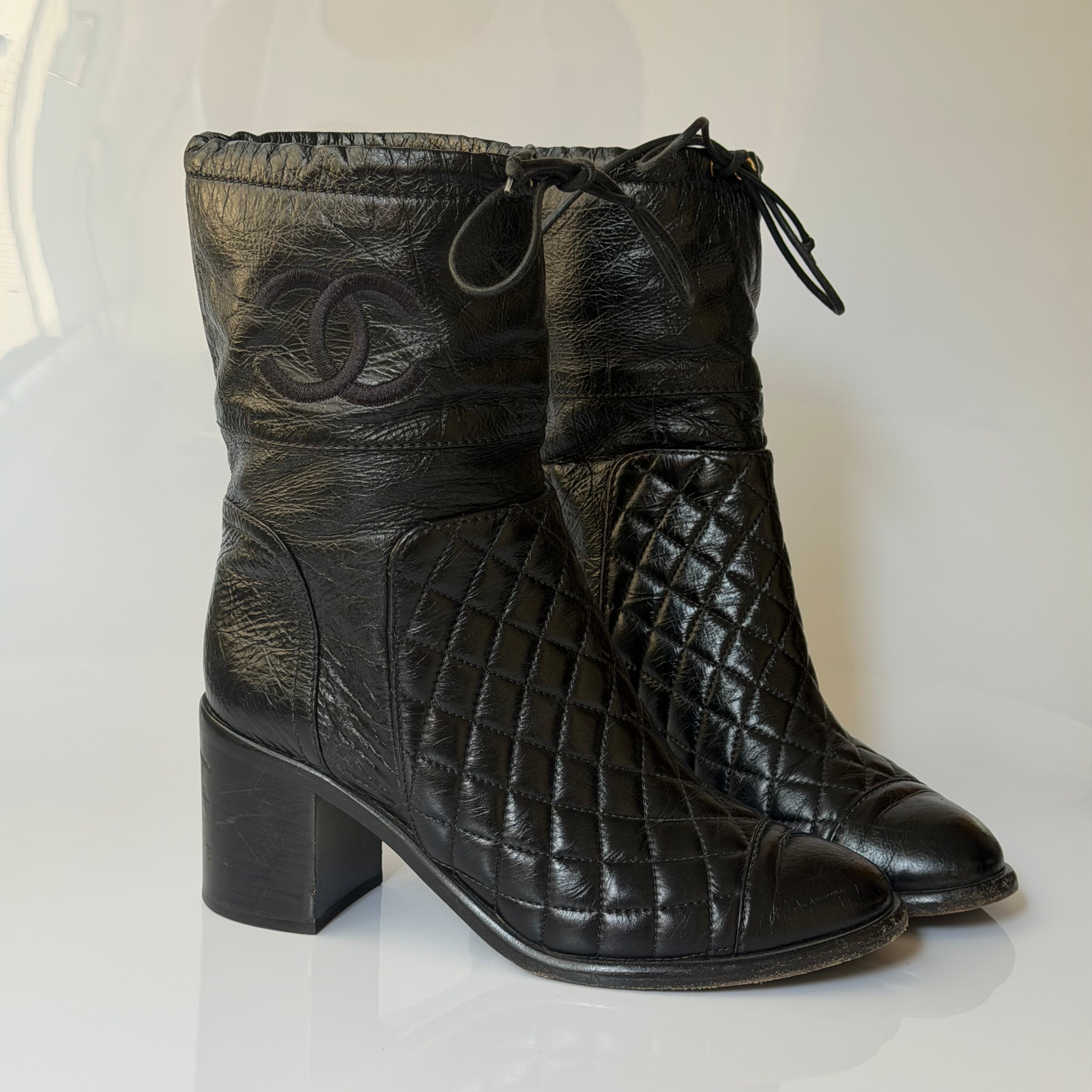 Chanel Biker Boots