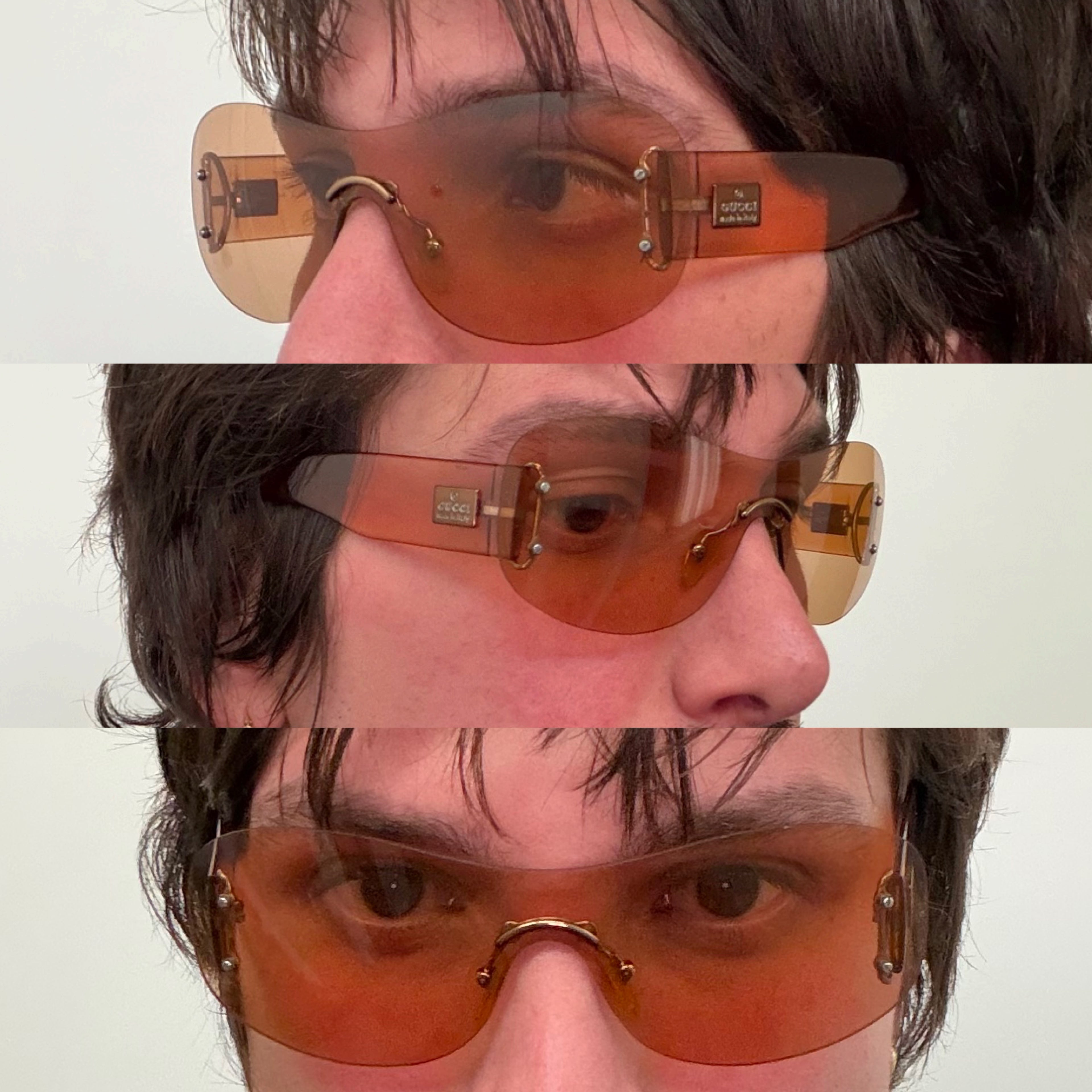 Gucci by Tom Ford 1999 Orange Sunglasses