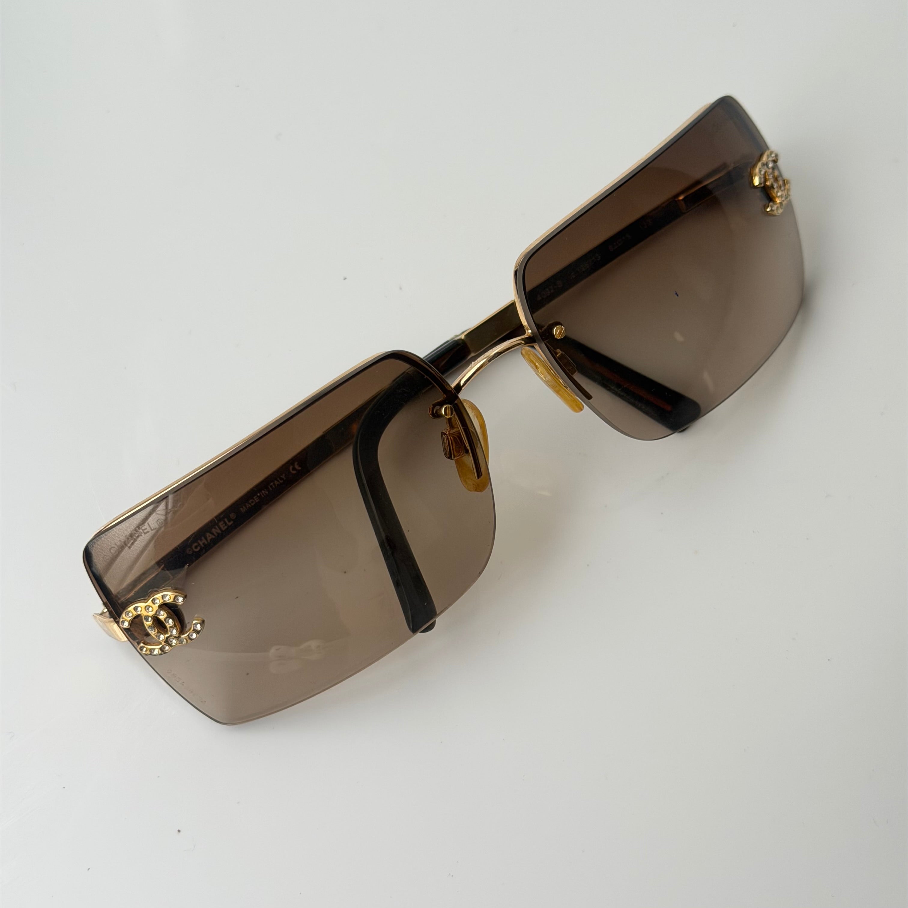 Chanel 4092-B Crystal Sunglasses