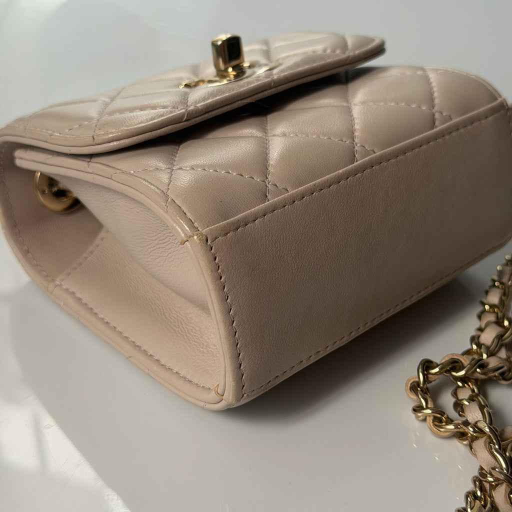 Chanel Rosé Micro Trendy Bag