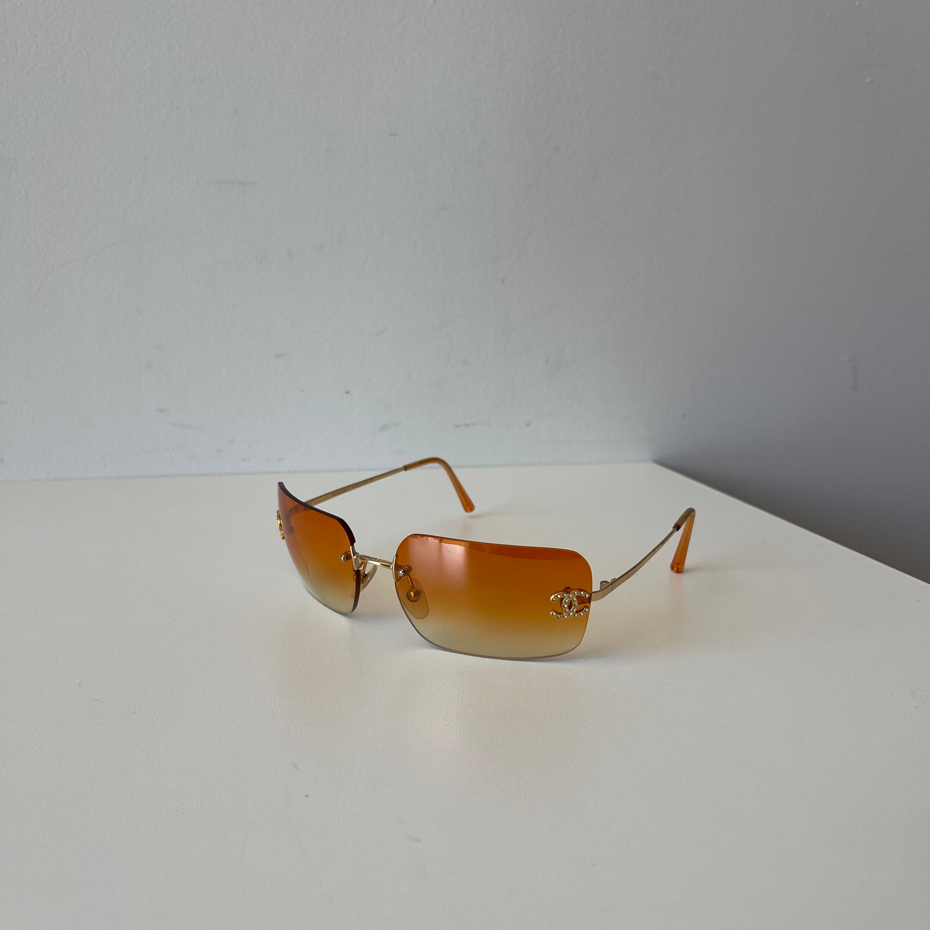 Chanel 4017-D Orange Sunglasses