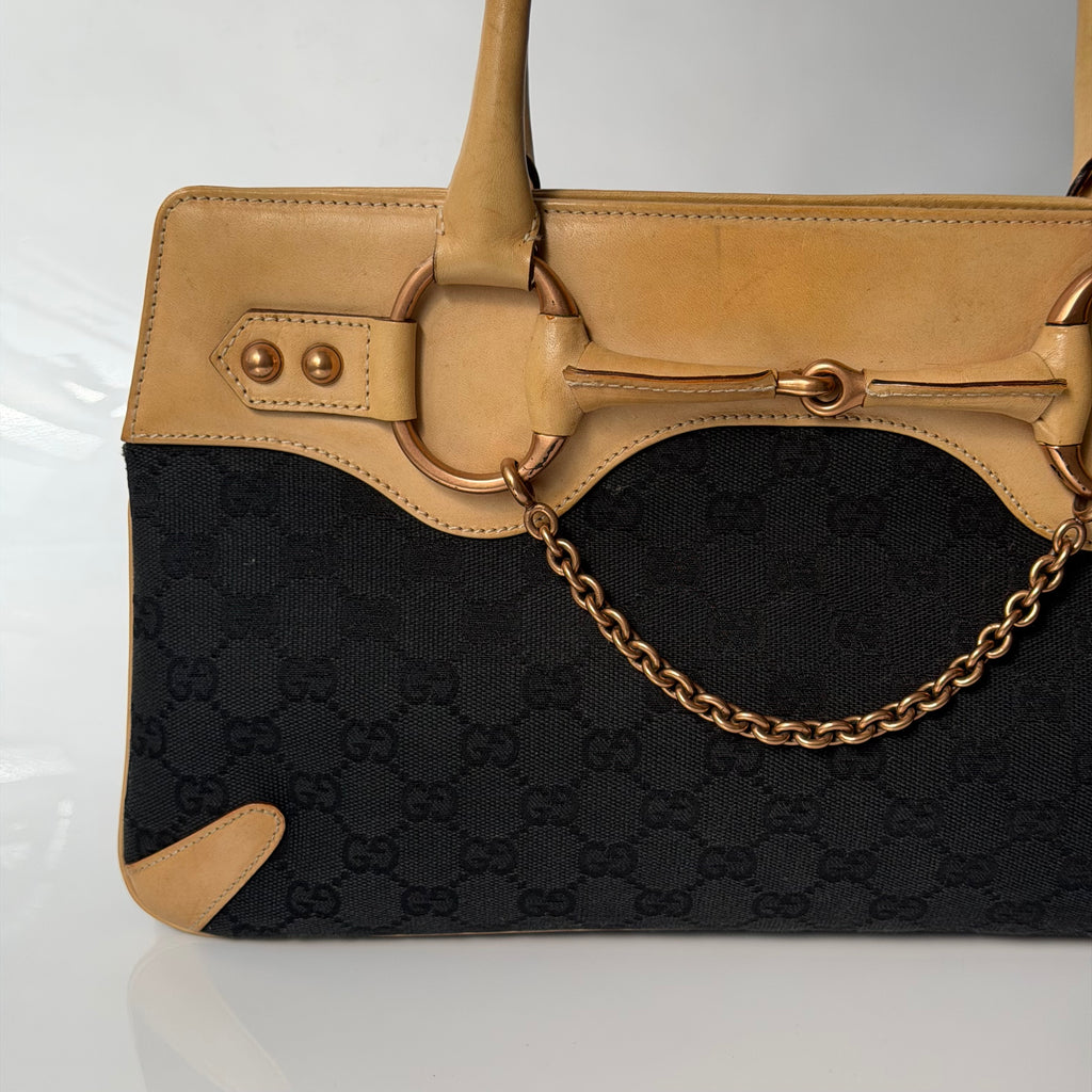 Gucci by Tom Ford GG Canvas Horsebit Chain Bag