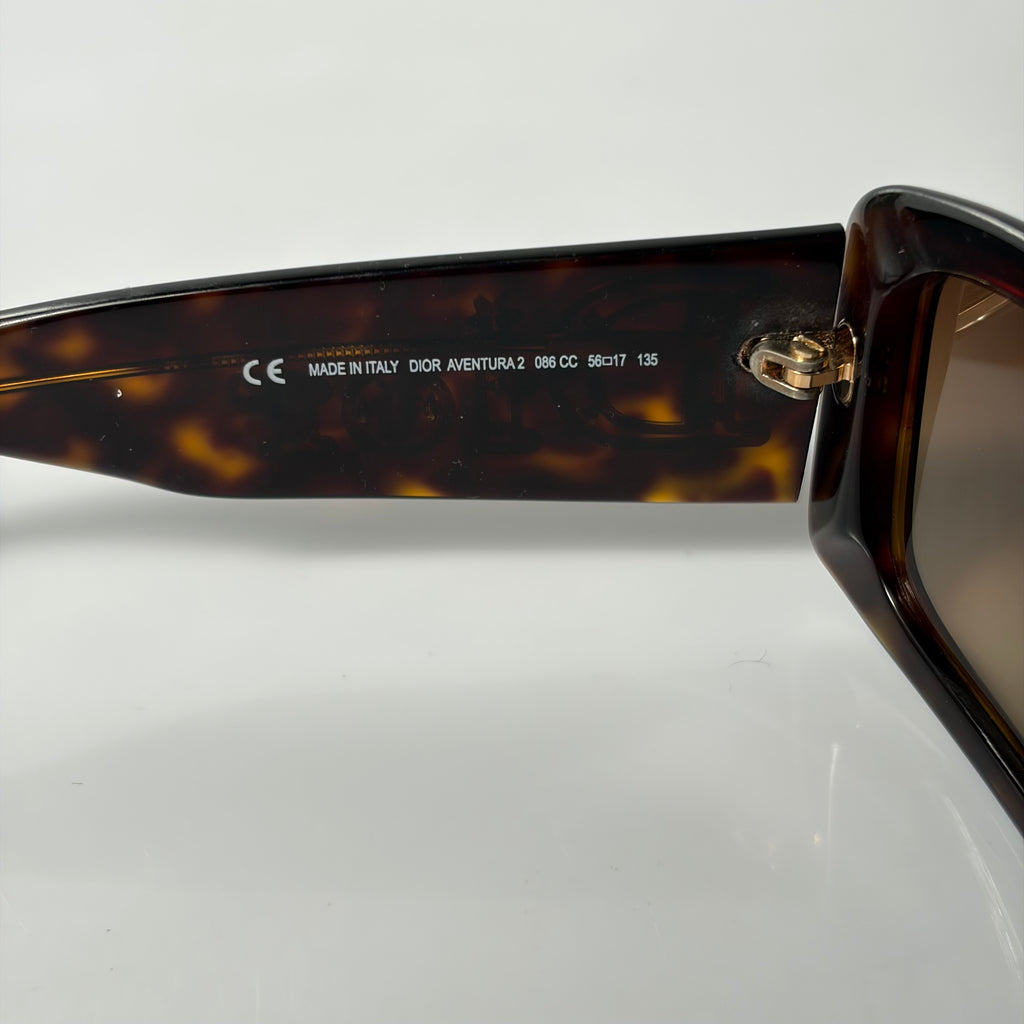 Christian Dior Tortoise Aventura2 Sunglasses