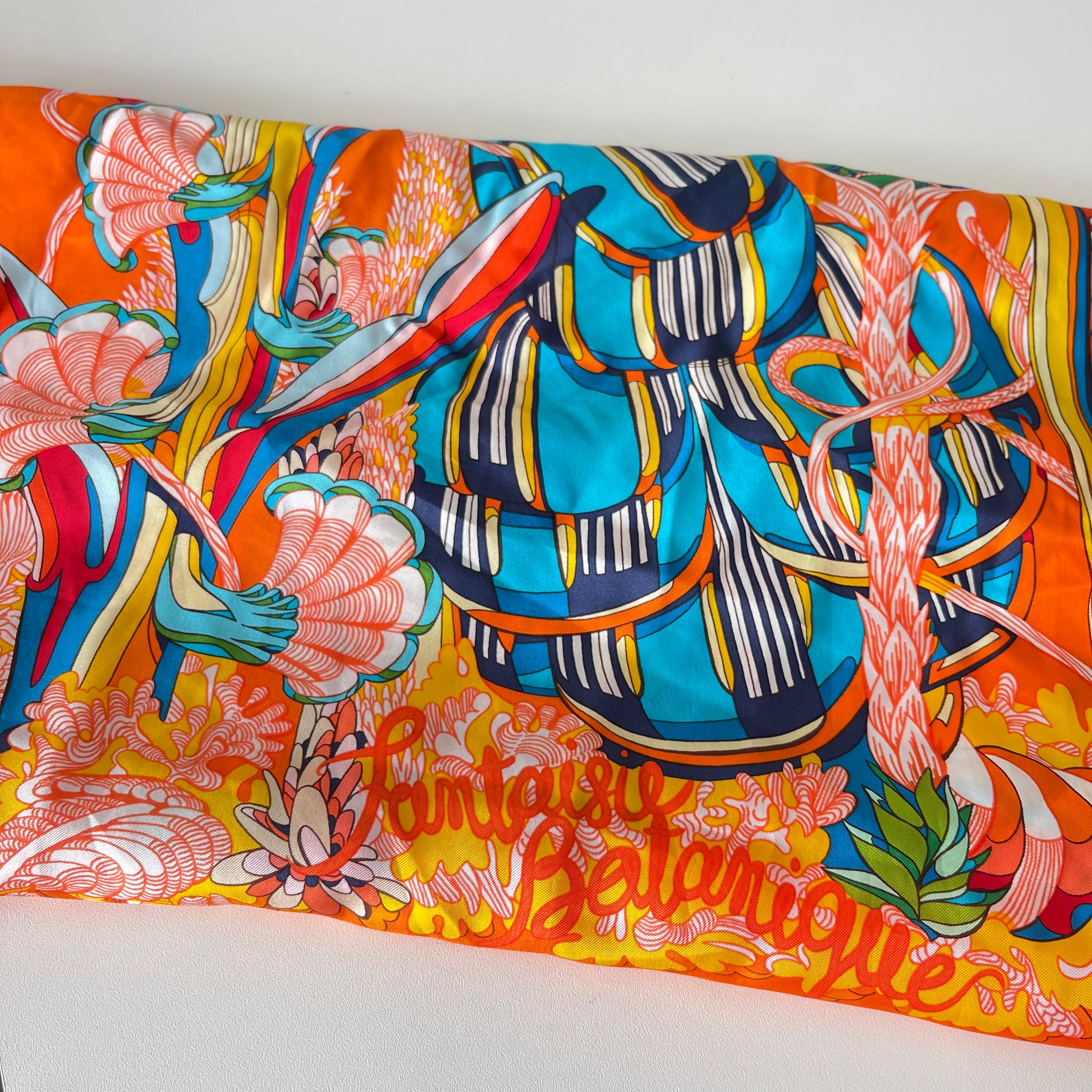 Hermès Fantaisie Botanique Silk Scarf