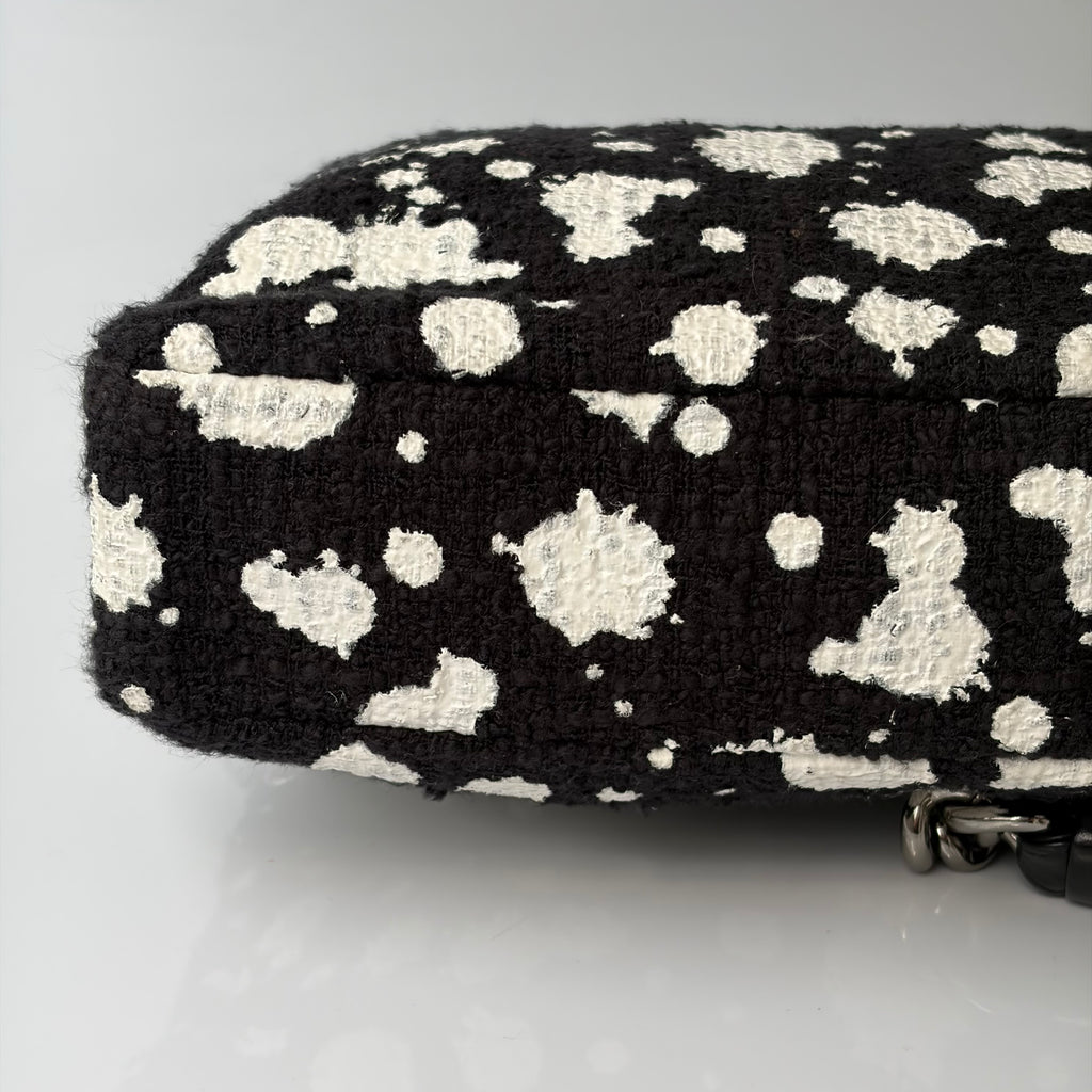 Chanel Paint Splatter Tweed Flap Bag