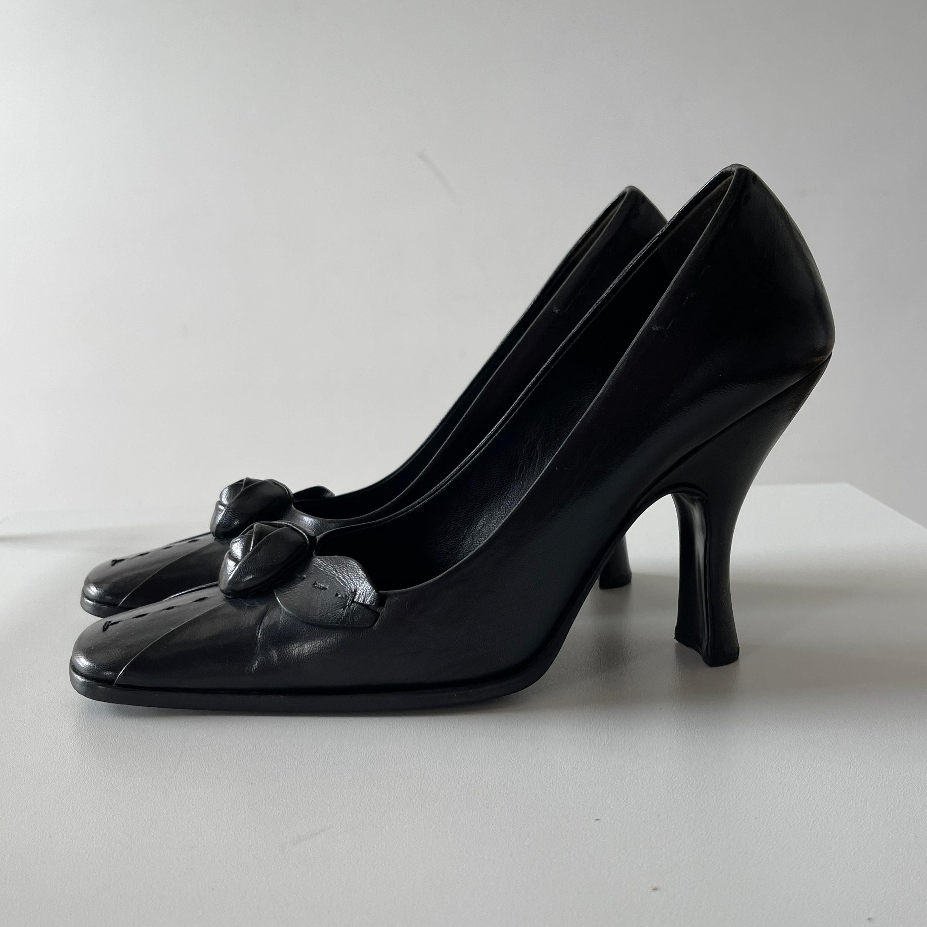 Prada Leather Vintage Heels